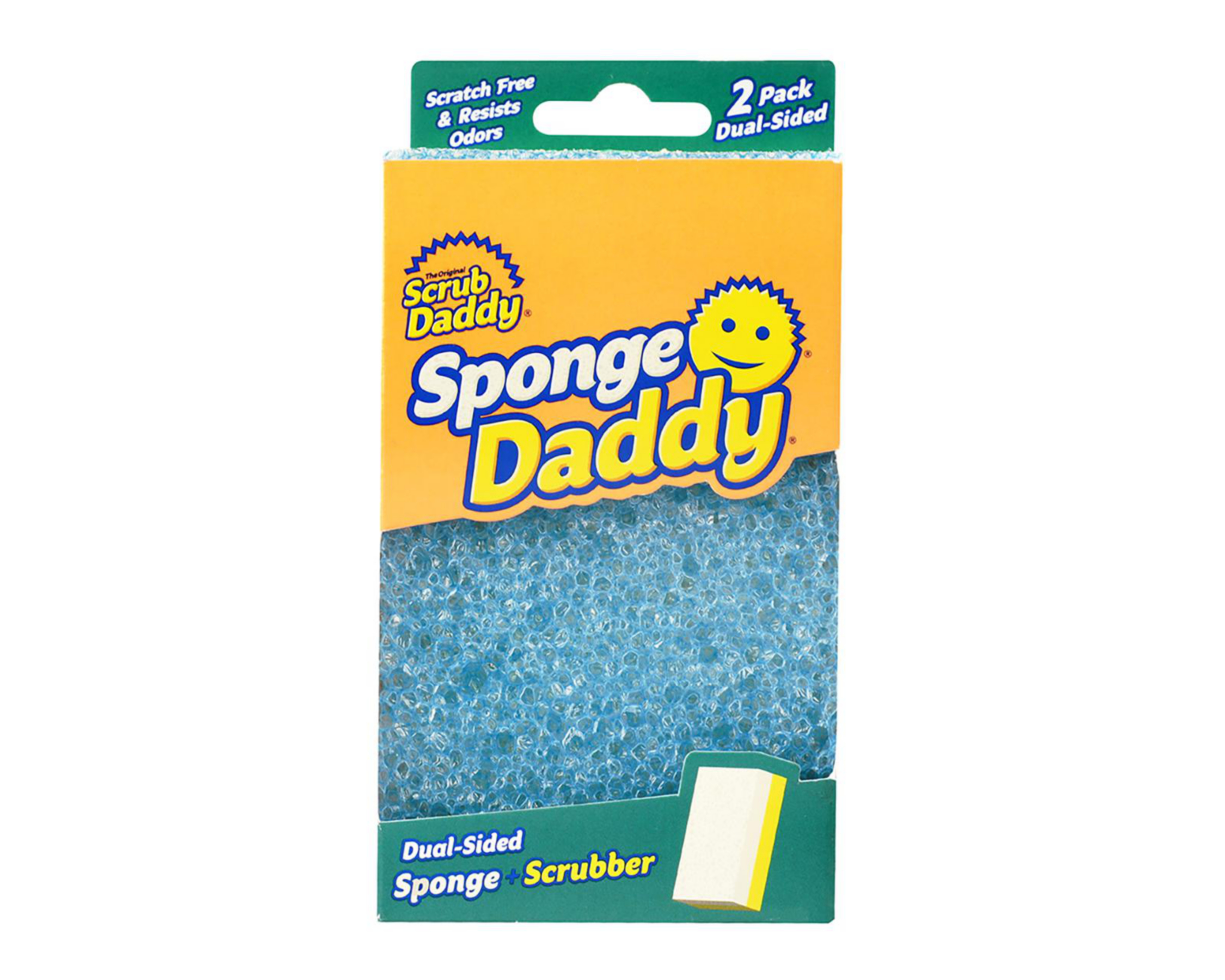 Foto 2 pulgar | Esponja Doble Cara Scrub Daddy 2 Piezas