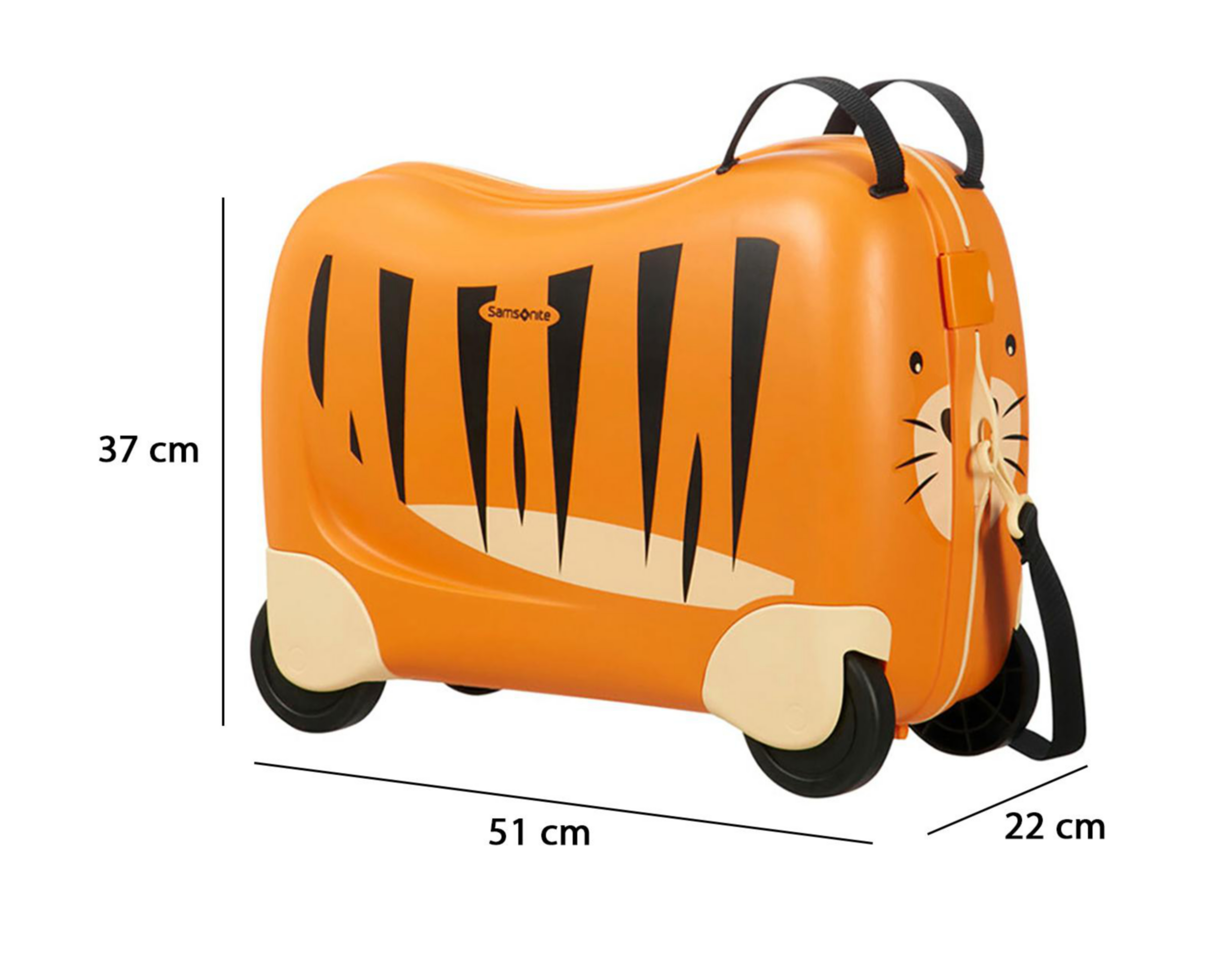 Foto 9 pulgar | Maleta con Ruedas Samsonite Tiger Rider 20" Anaranjada