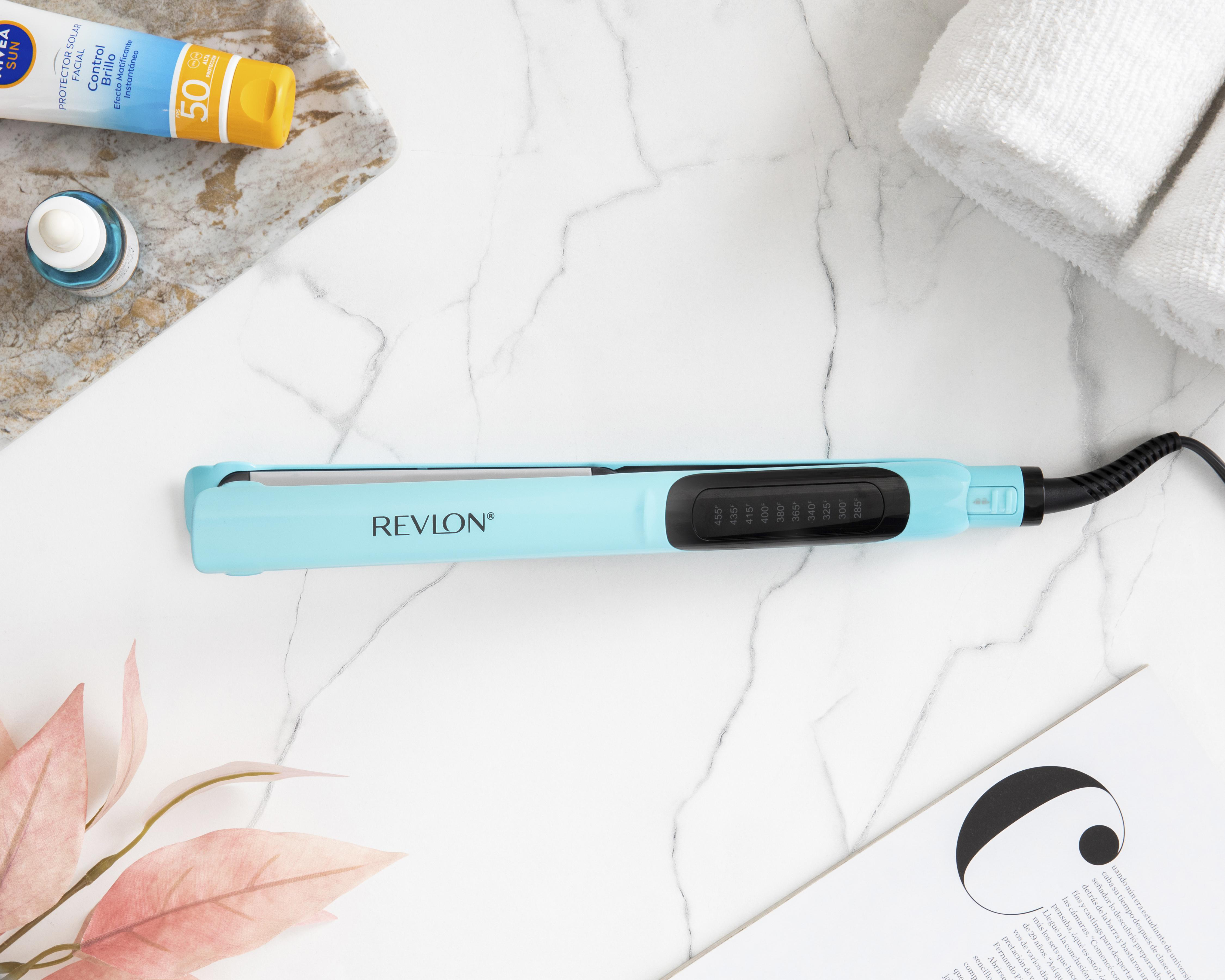 Foto 5 pulgar | Plancha para Cabello Revlon Lasting Brilliance Turmalina