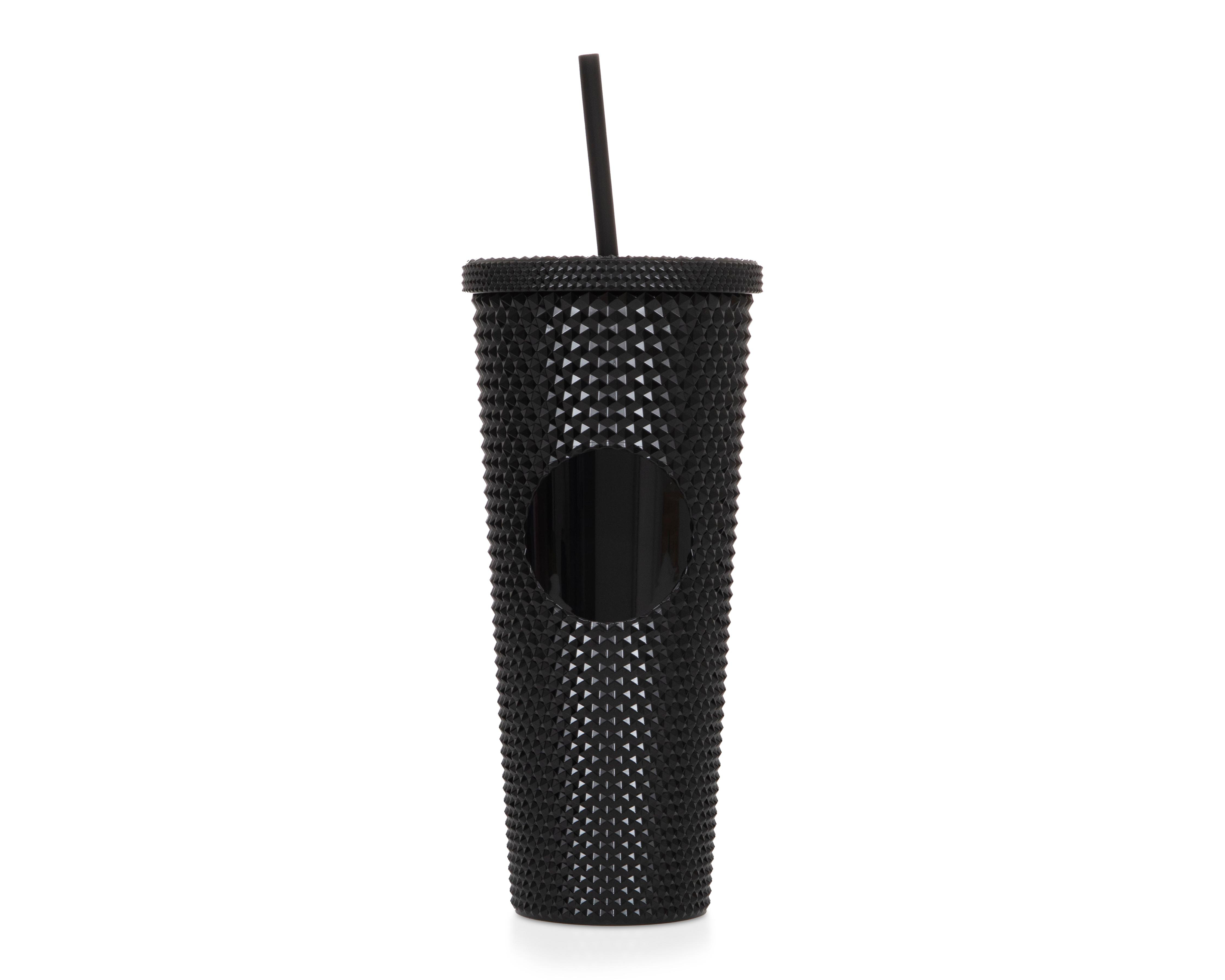 Vaso con Popote de Plástico 700 ml