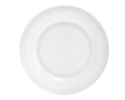 Foto 1 | Plato Plano Blanco 4 Piezas