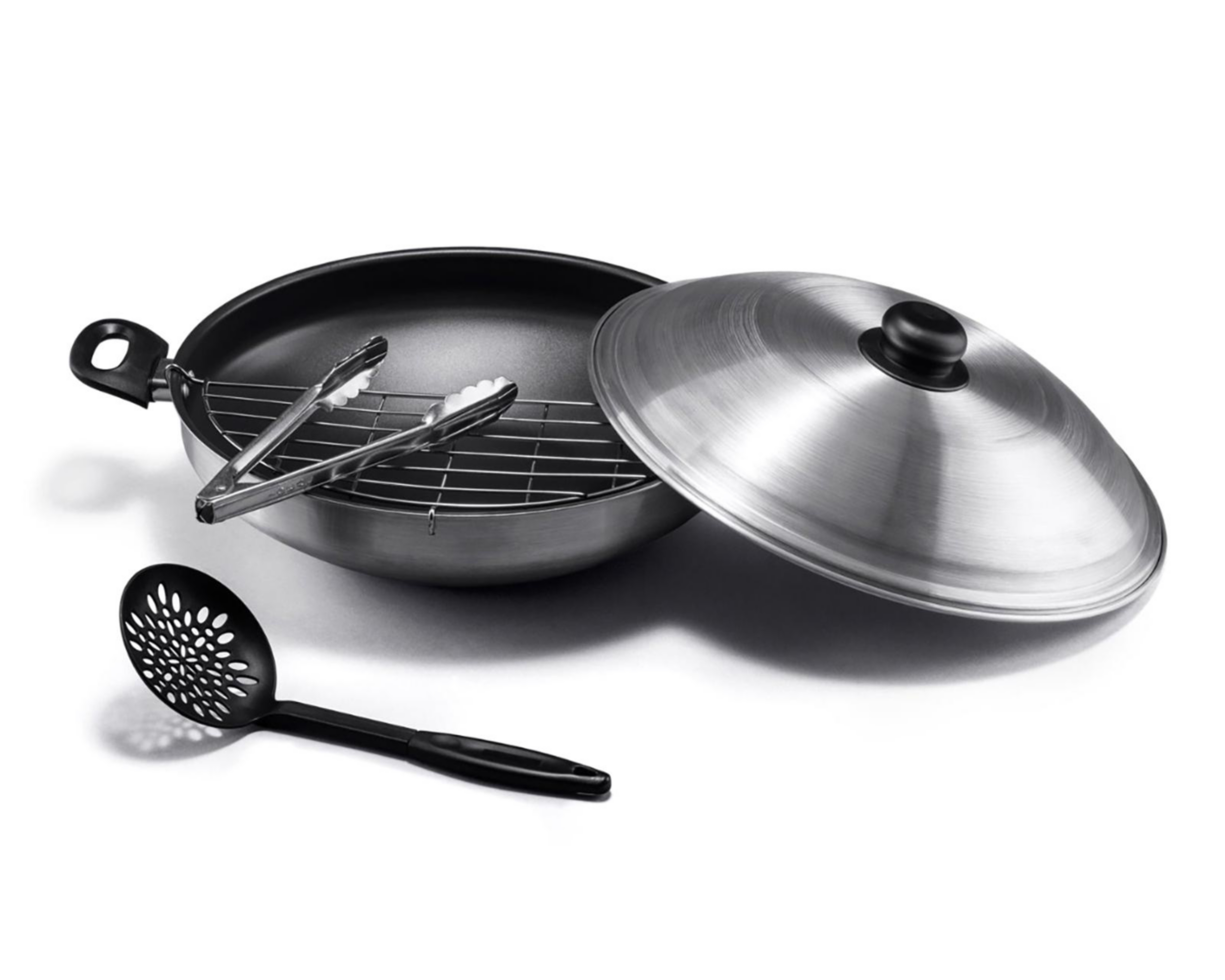 Wok Lamex 6 L de Aluminio Antiadherente $999