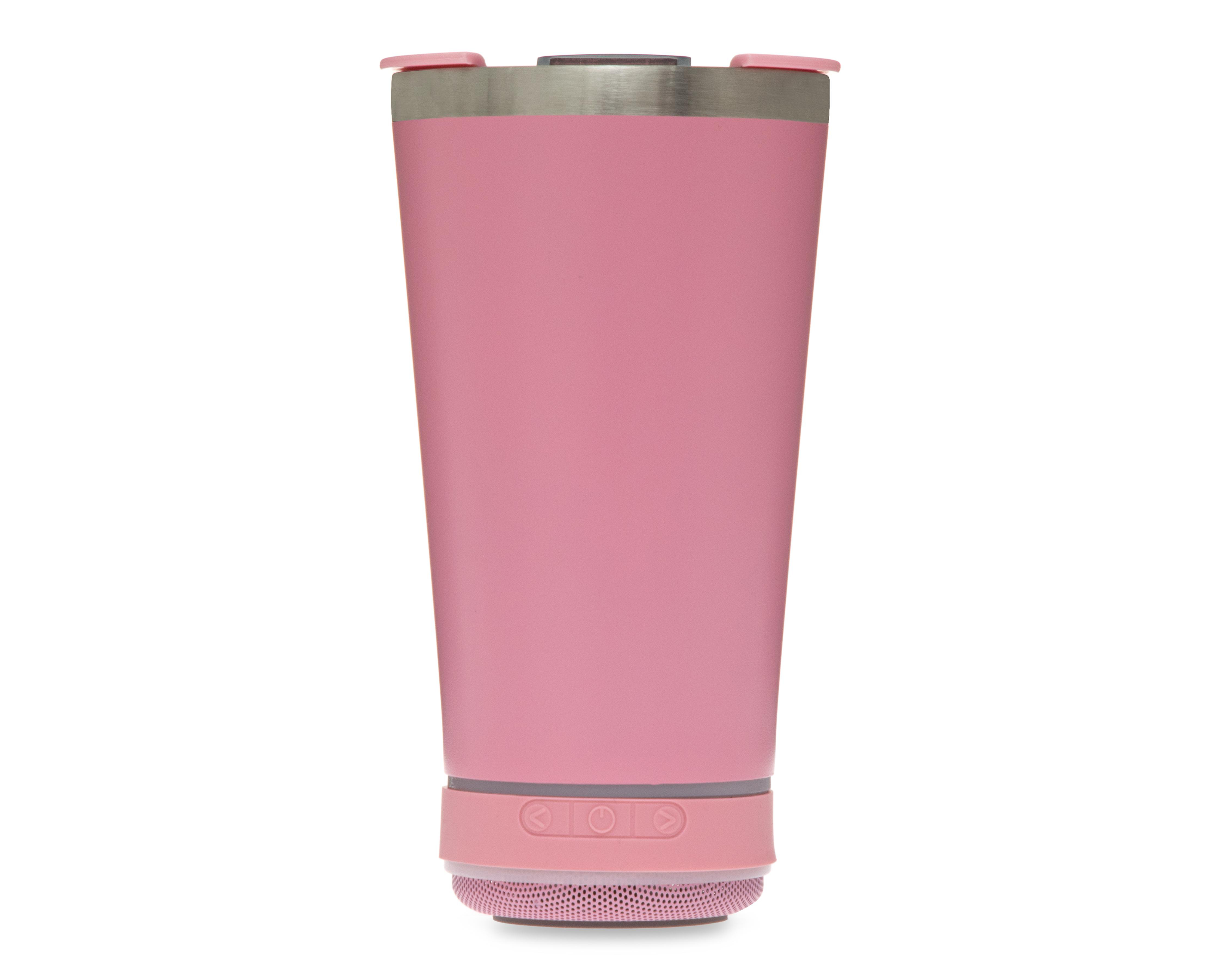 Foto 2 pulgar | Termo con bocina Bluetooth Congo 450 ml Rosa