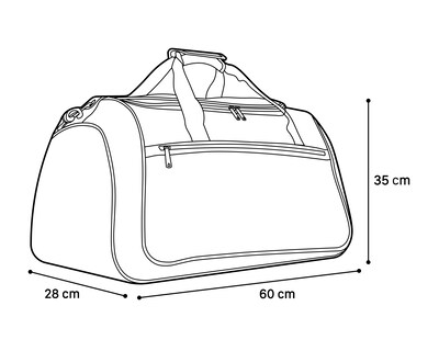 Foto 8 | Maleta Deportiva Sportline Alaska 24 Pulgadas Azul