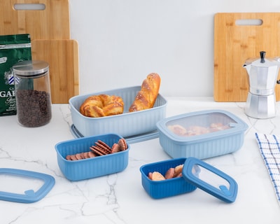 Foto 5 | Contenedor de Plástico +Simple 4 Piezas