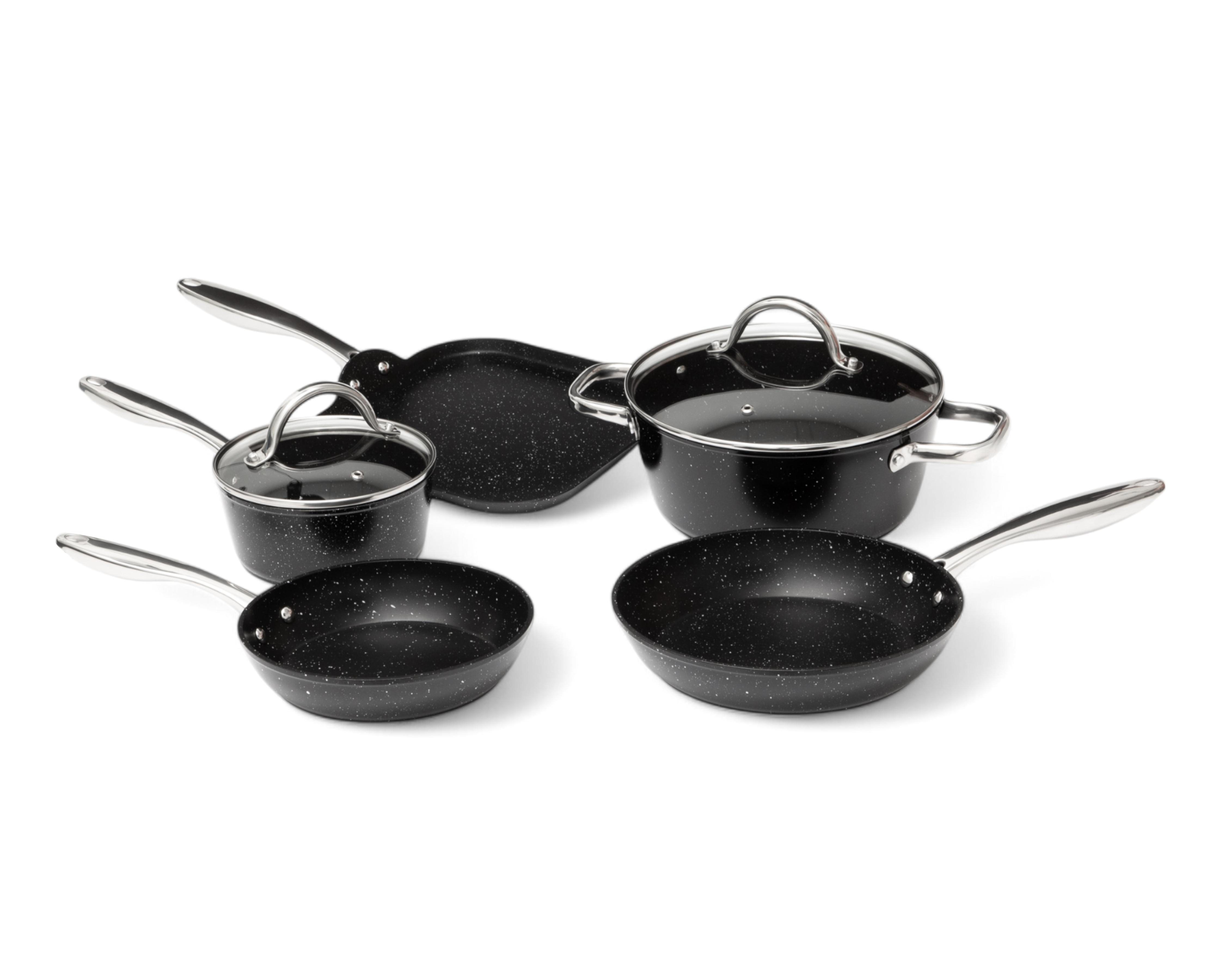 Batería de Cocina Record 7 Piezas de Aluminio