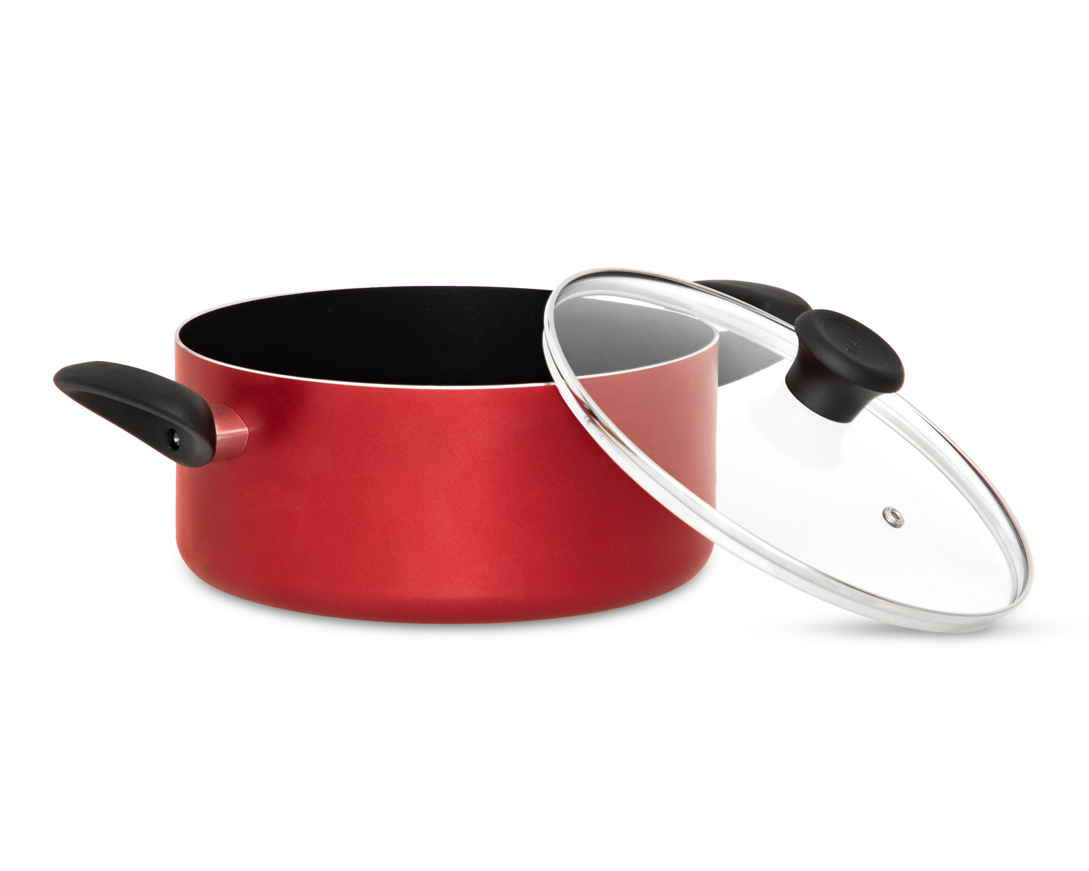 Foto 3 pulgar | Batería de Cocina T-Fal Character 12 Piezas Roja