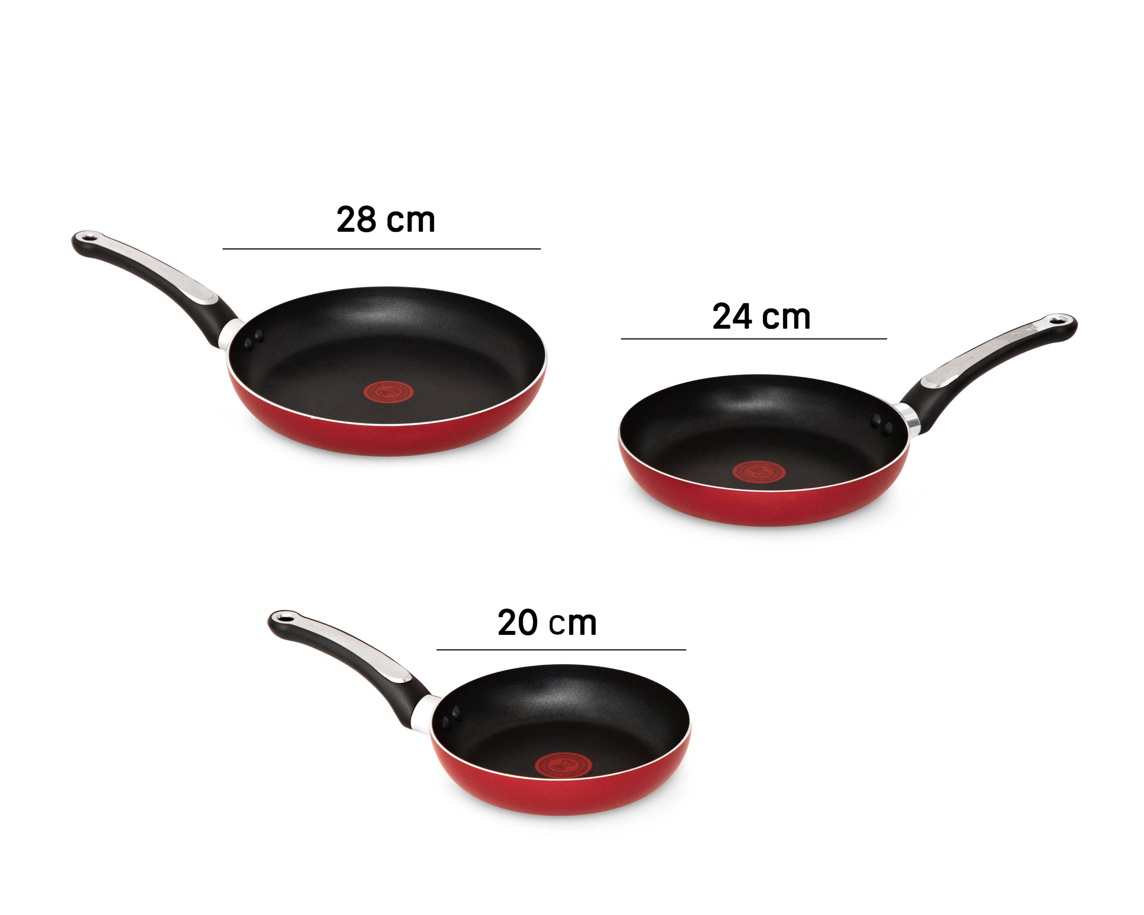 Foto 10 pulgar | Batería de Cocina T-Fal Character 12 Piezas Roja