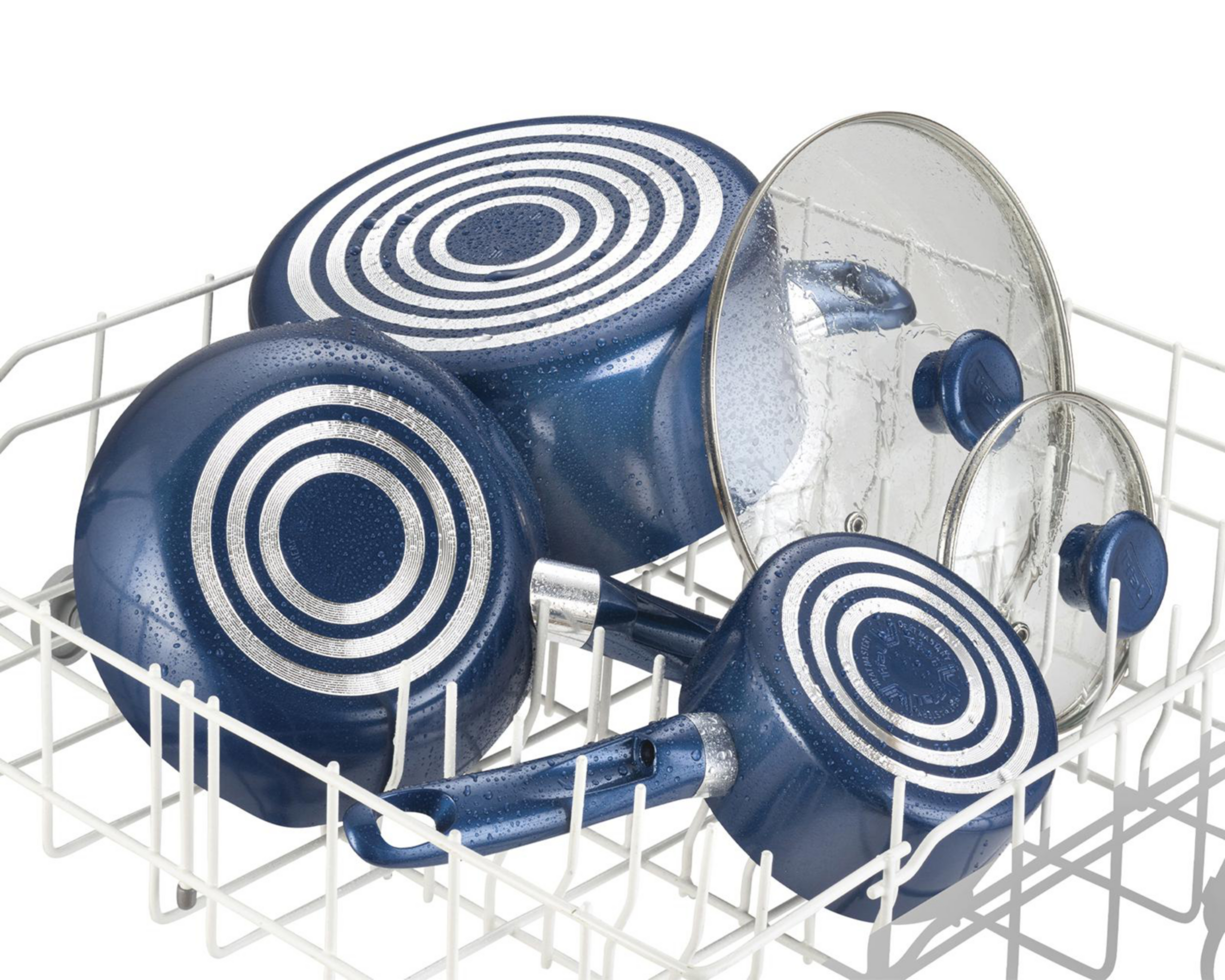 Foto 4 pulgar | Batería de Cocina T-Fal Excite 14 Piezas Azul