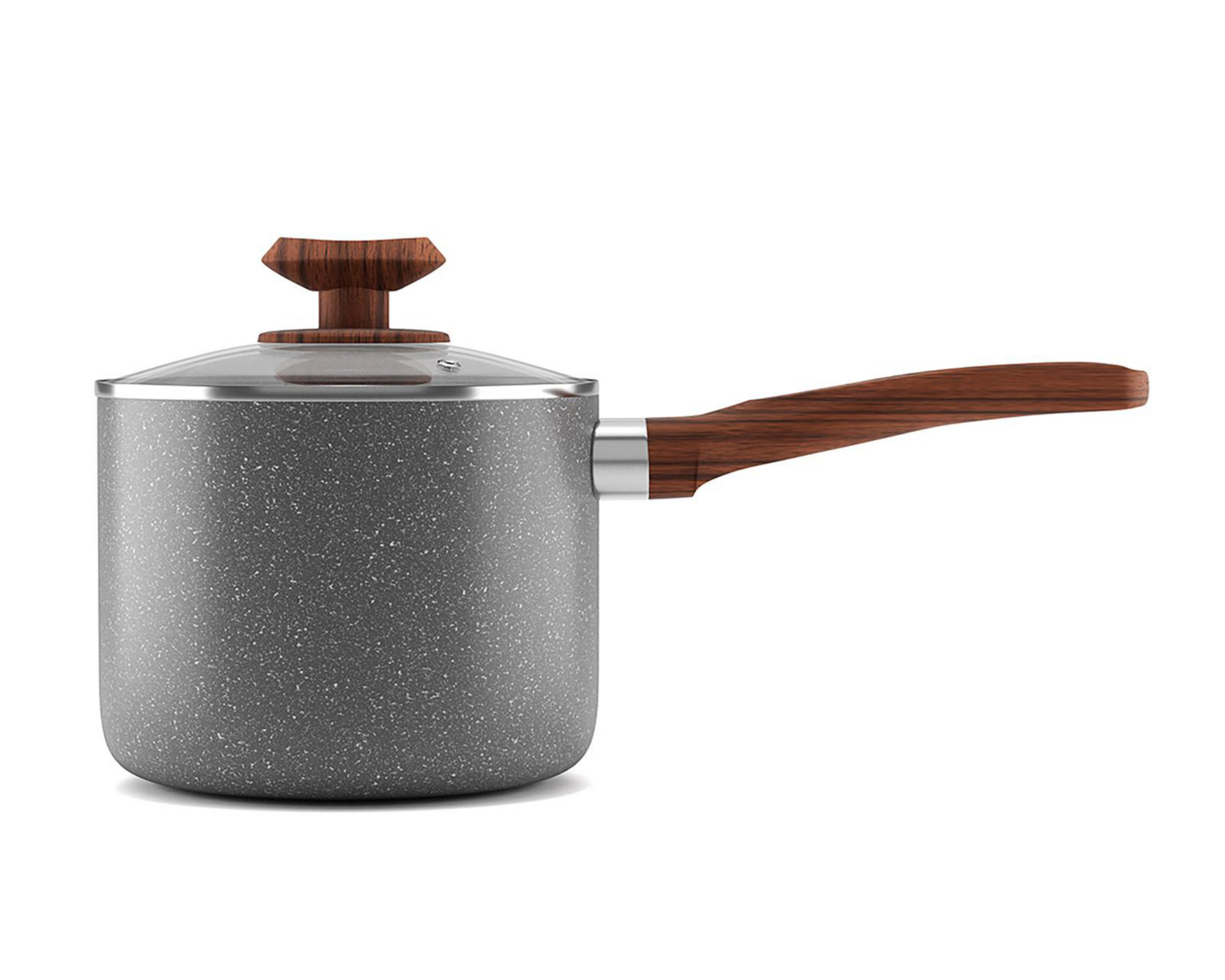 Olla Lamex Stone Madera 2 Litros de Aluminio Antiadherente $369