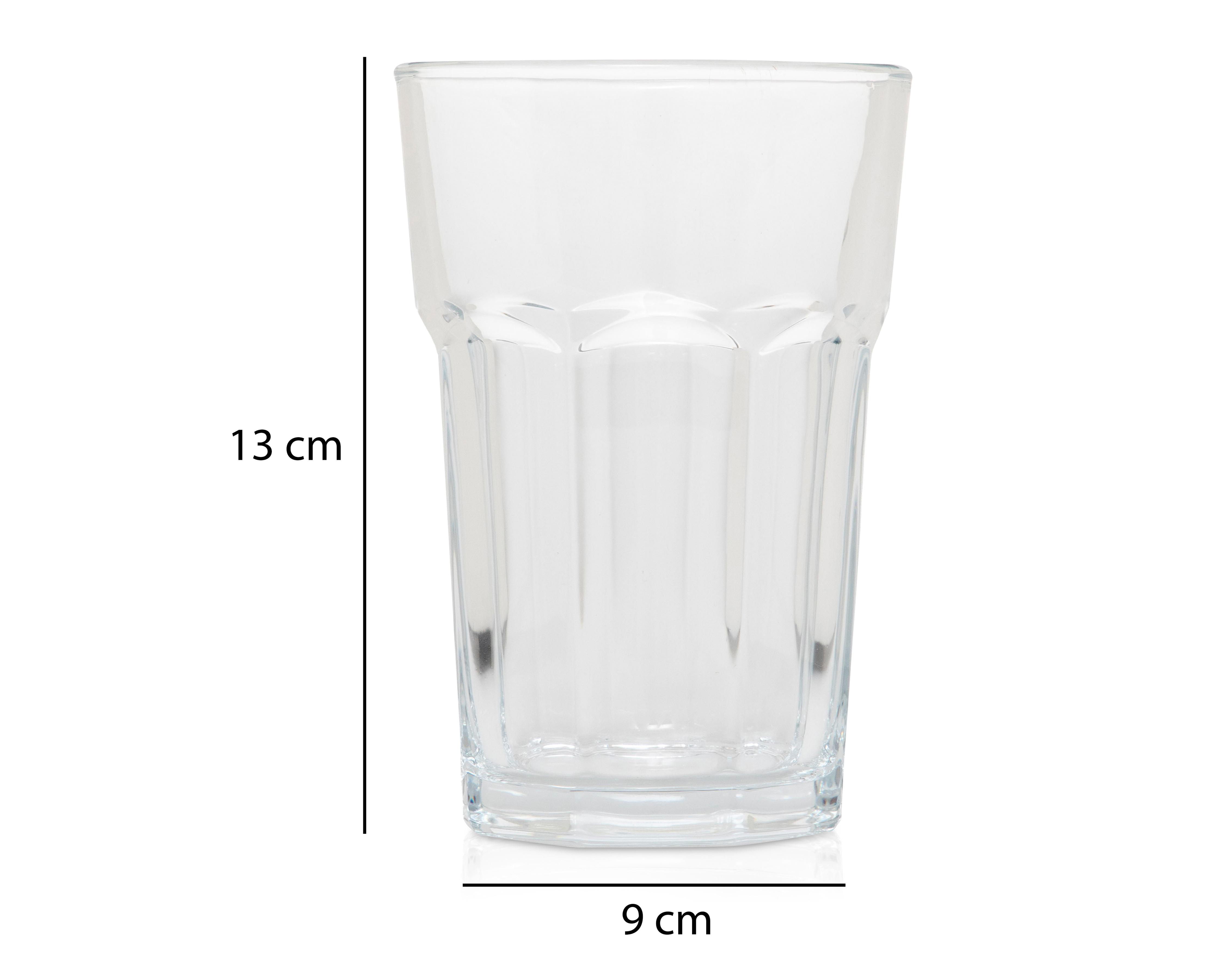 Foto 6 pulgar | Vaso de Vidrio Starhaus 410 ml 6 Piezas