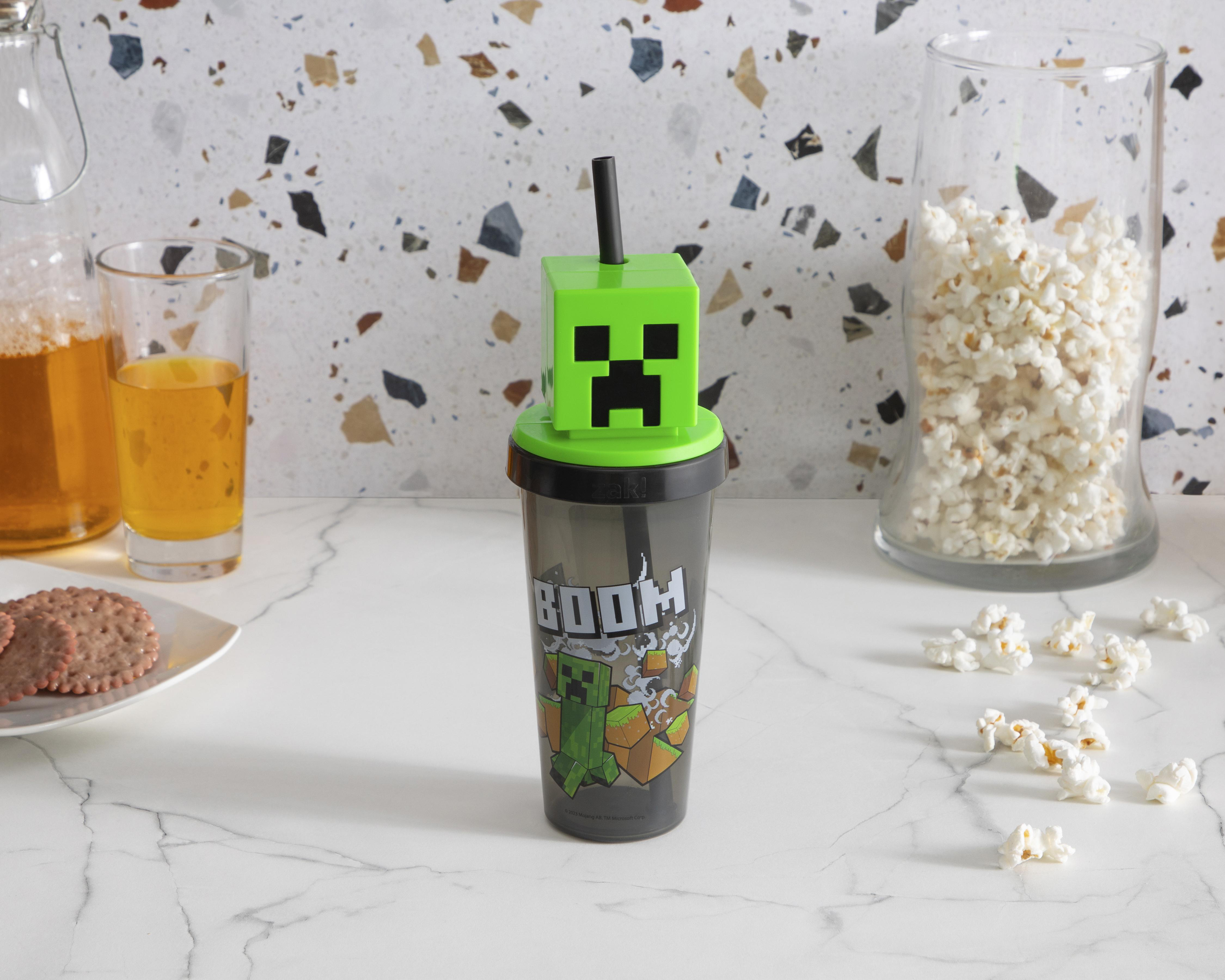 Foto 6 pulgar | Vaso Fun Kids Minecraft 532 ml