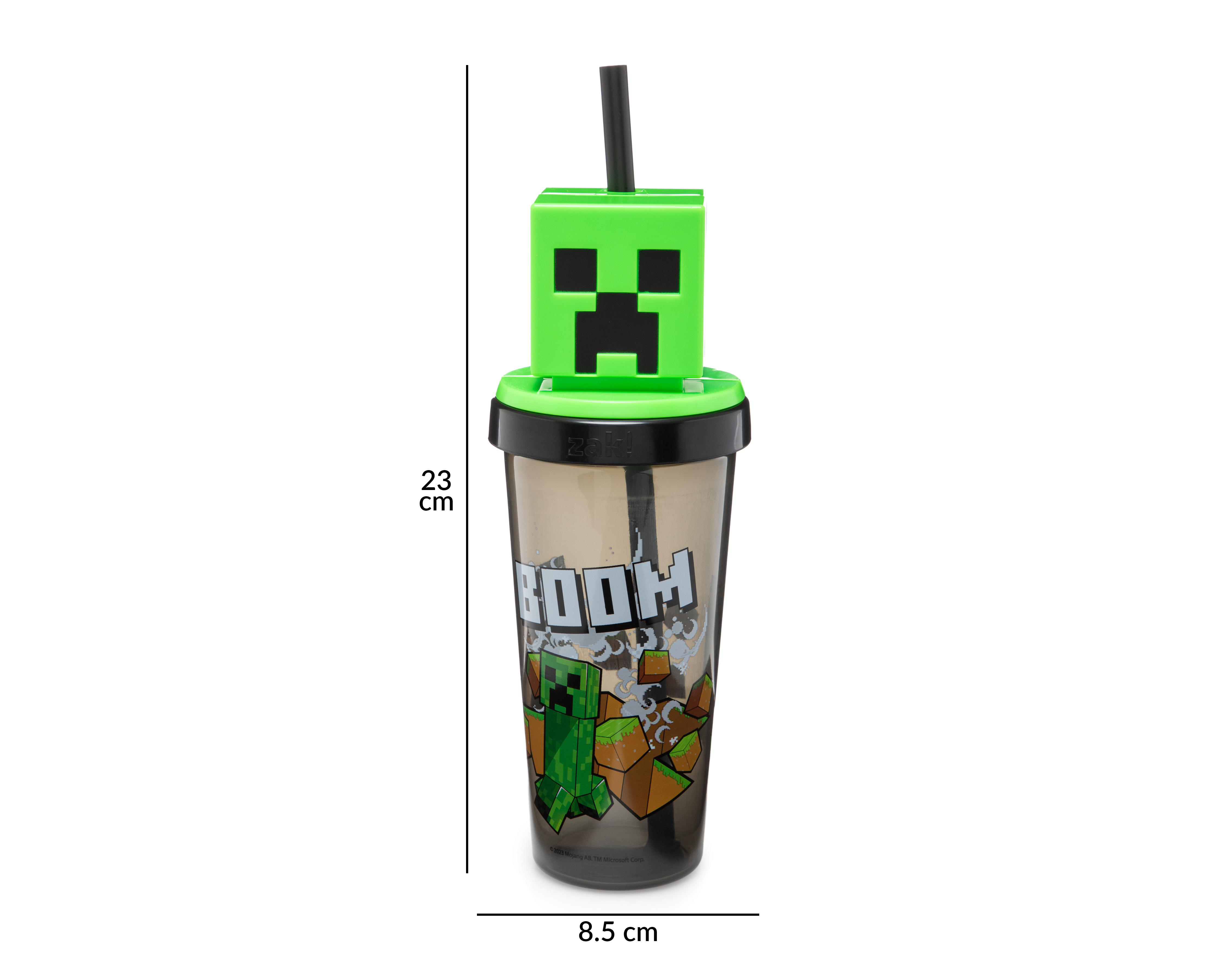 Foto 7 pulgar | Vaso Fun Kids Minecraft 532 ml