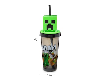 Foto 6 | Vaso Fun Kids Minecraft 532 ml