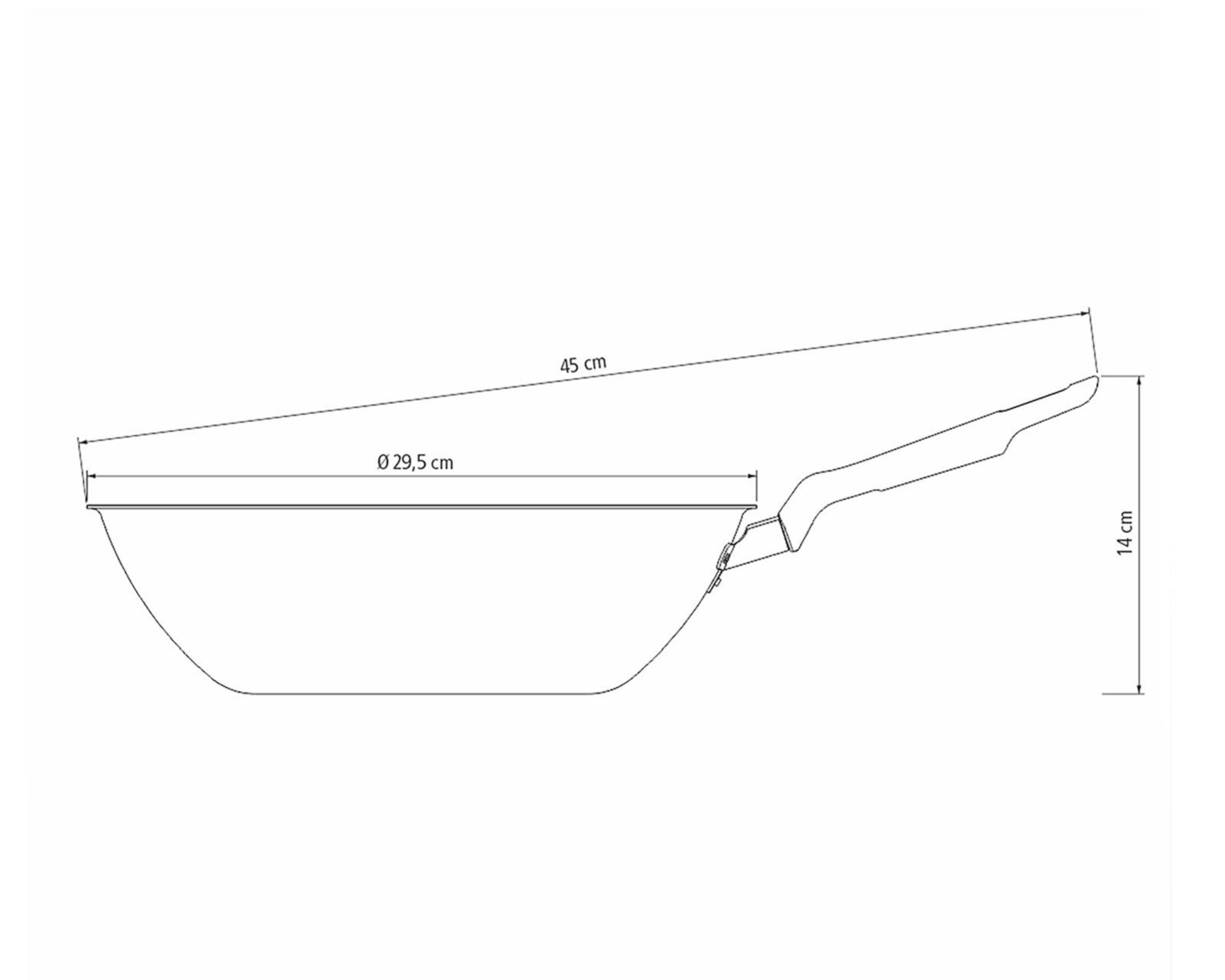 Foto 5 | Sartén Wok Tramontina Loreto de Aluminio Antiadherente 28 cm