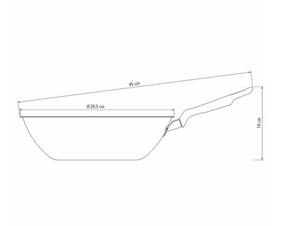 Foto 5 | Sartén Wok Tramontina Loreto de Aluminio Antiadherente 28 cm