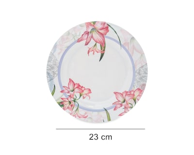 Foto 7 | Vajilla de Melamina Blanca para 4 Personas 12 Piezas