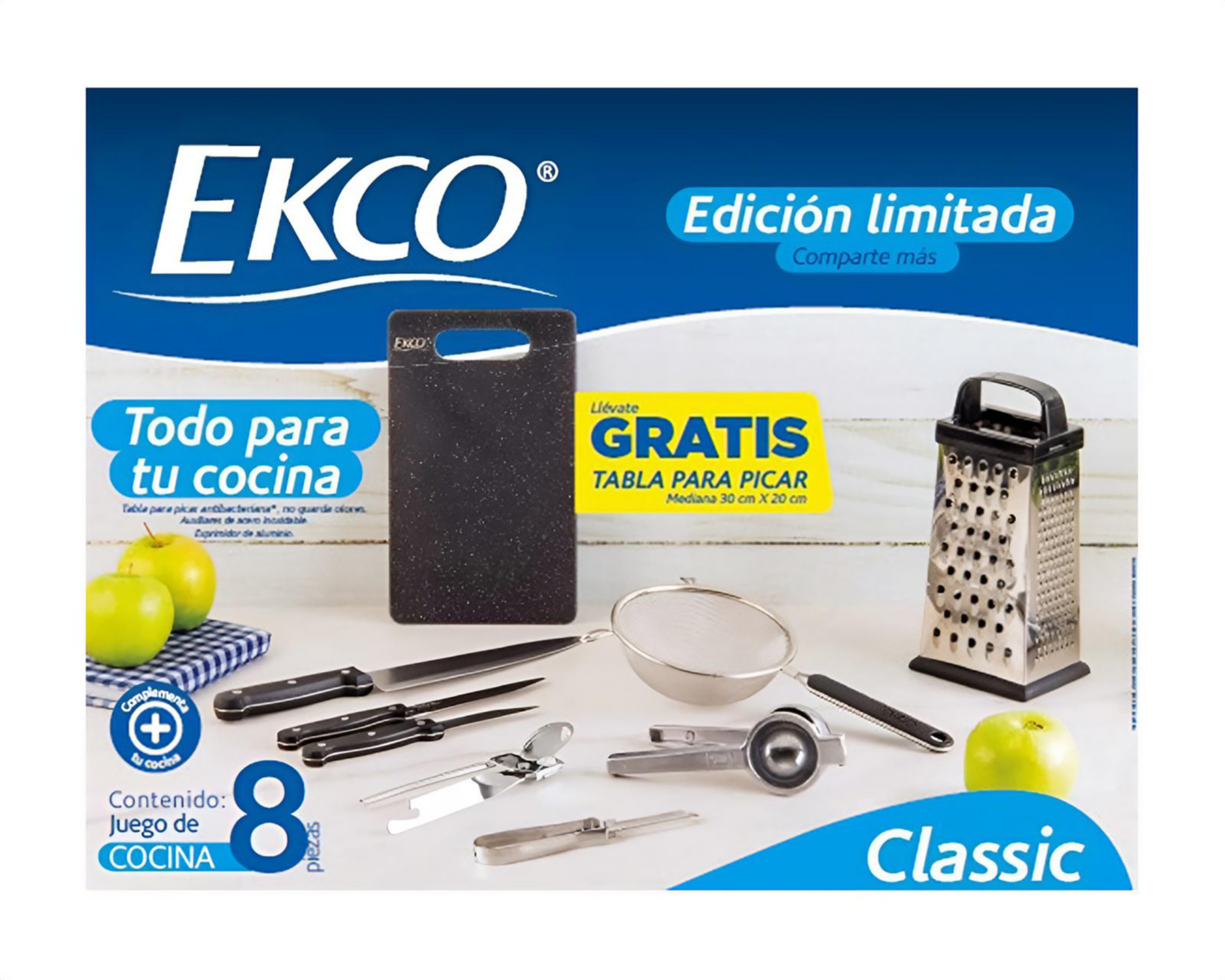 Foto 2 pulgar | Juego de Utensilios de Cocina Ekco 8 Piezas