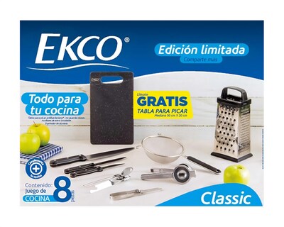 Foto 1 | Juego de Utensilios de Cocina Ekco 8 Piezas