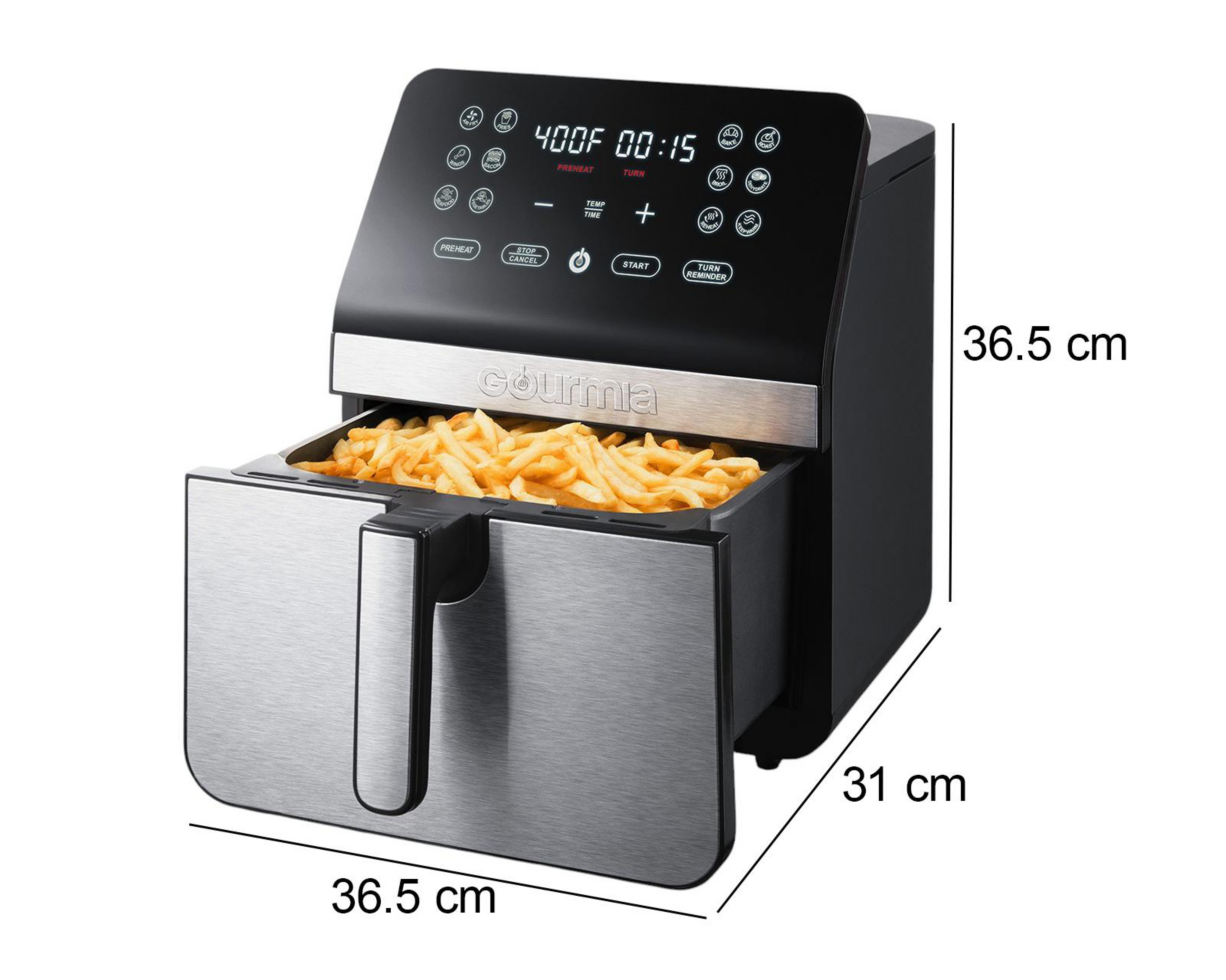 Foto 7 pulgar | Freidora de Aire Gourmia GAF846 de 7.6 L