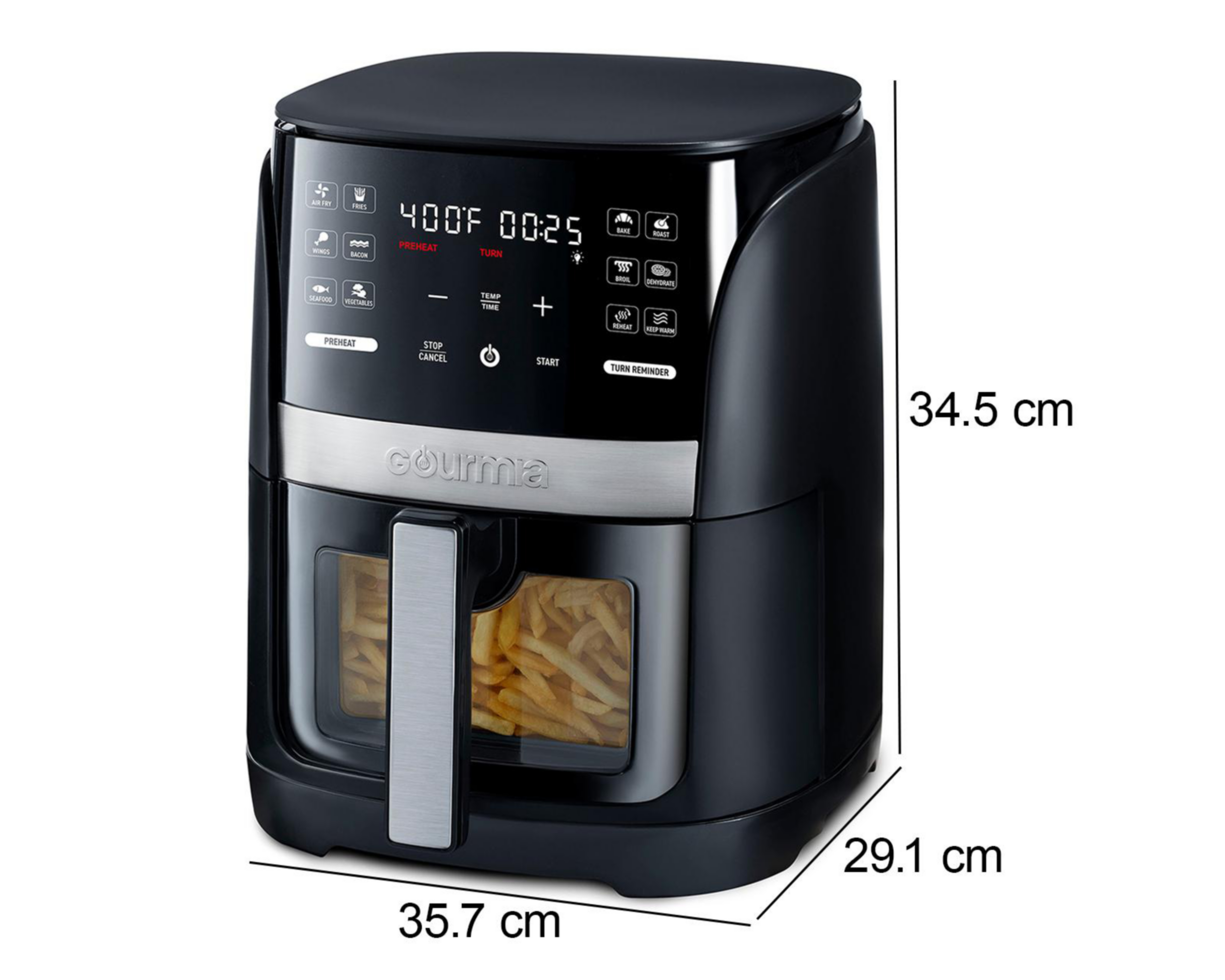 Foto 8 | Freidora de Aire Gourmia GAF657 de 5.7 L