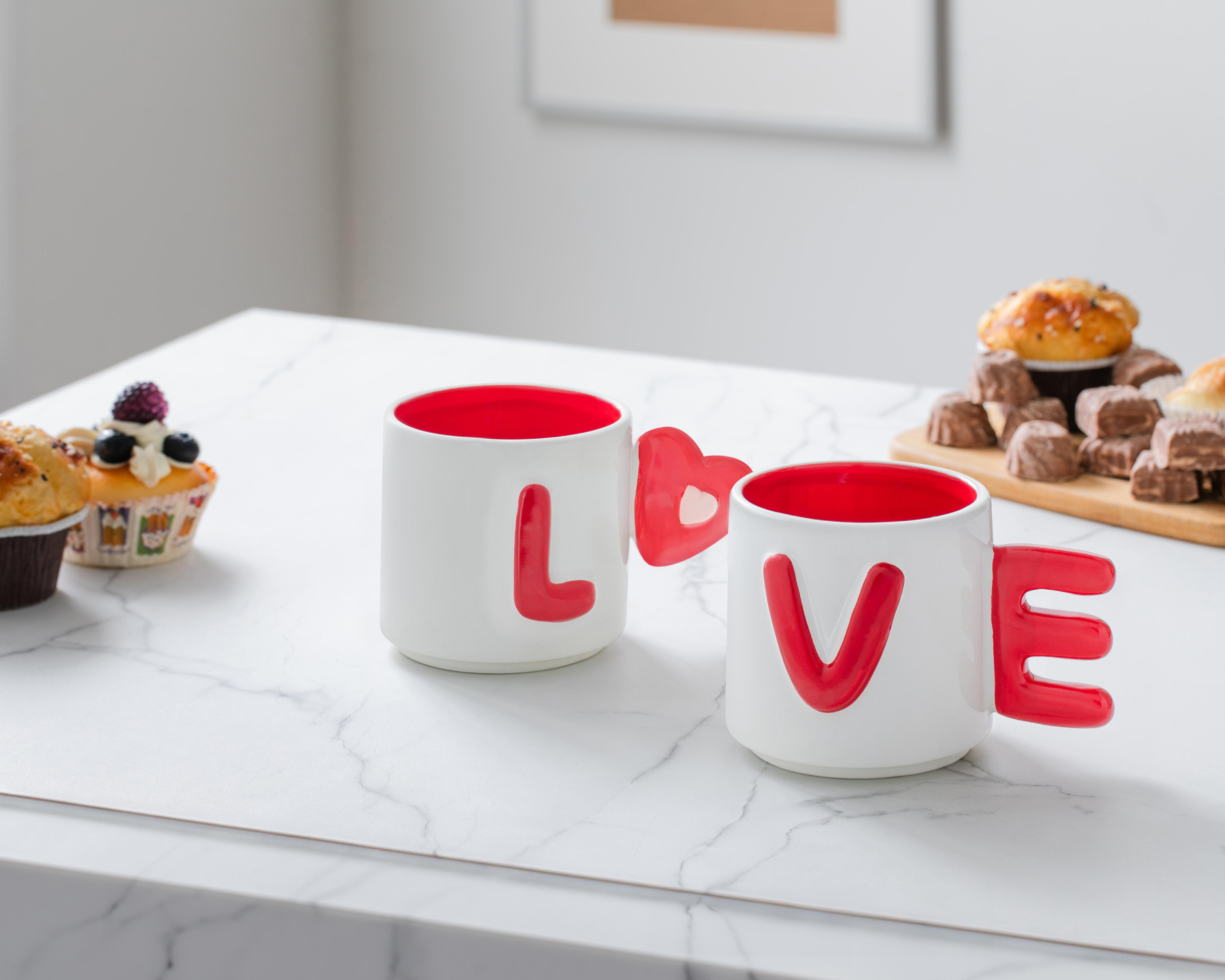Foto 5 | Taza de Cerámica Starhaus 360 ml 2 Piezas