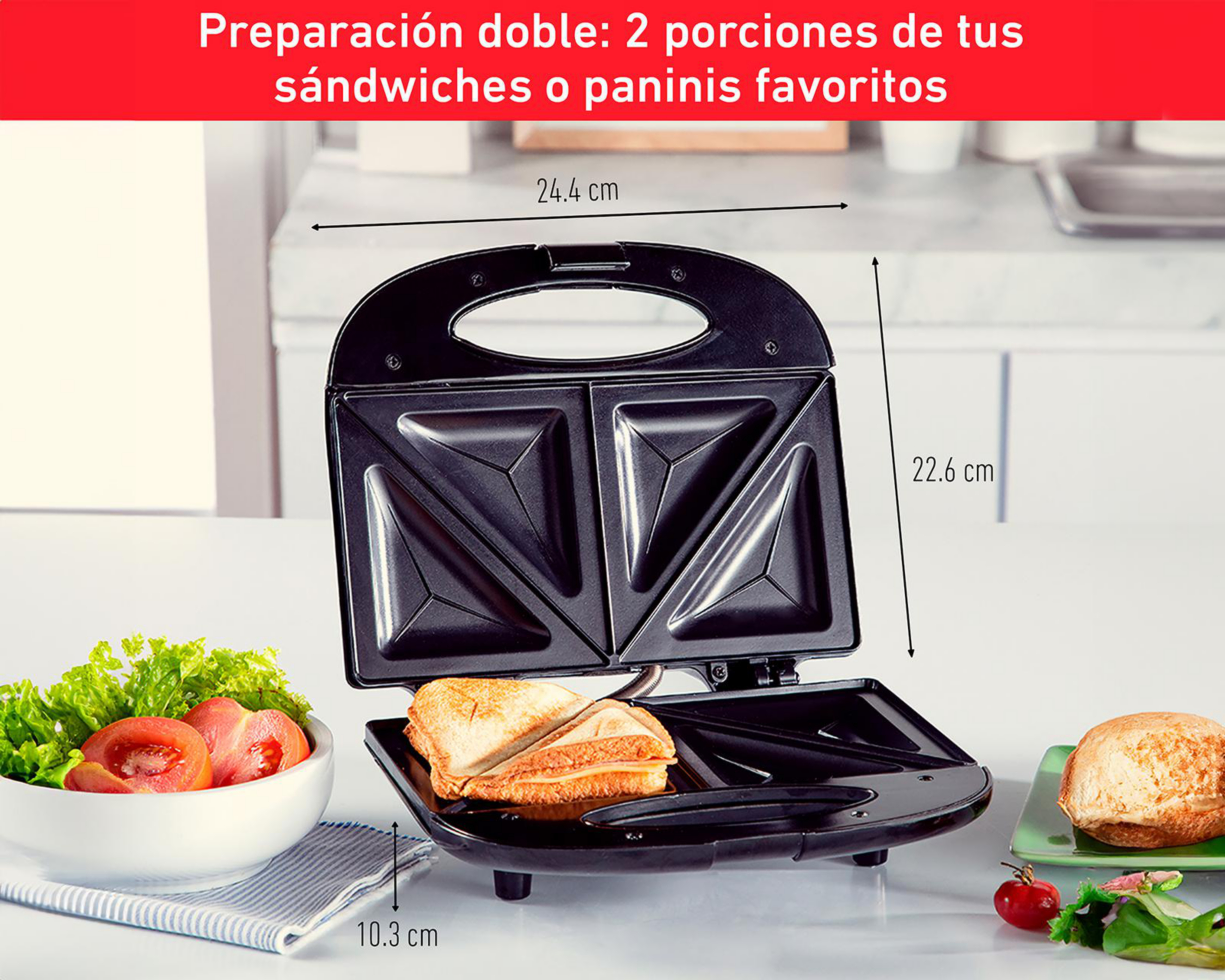 Foto 5 pulgar | Sandwichera T-Fal 2 Porciones