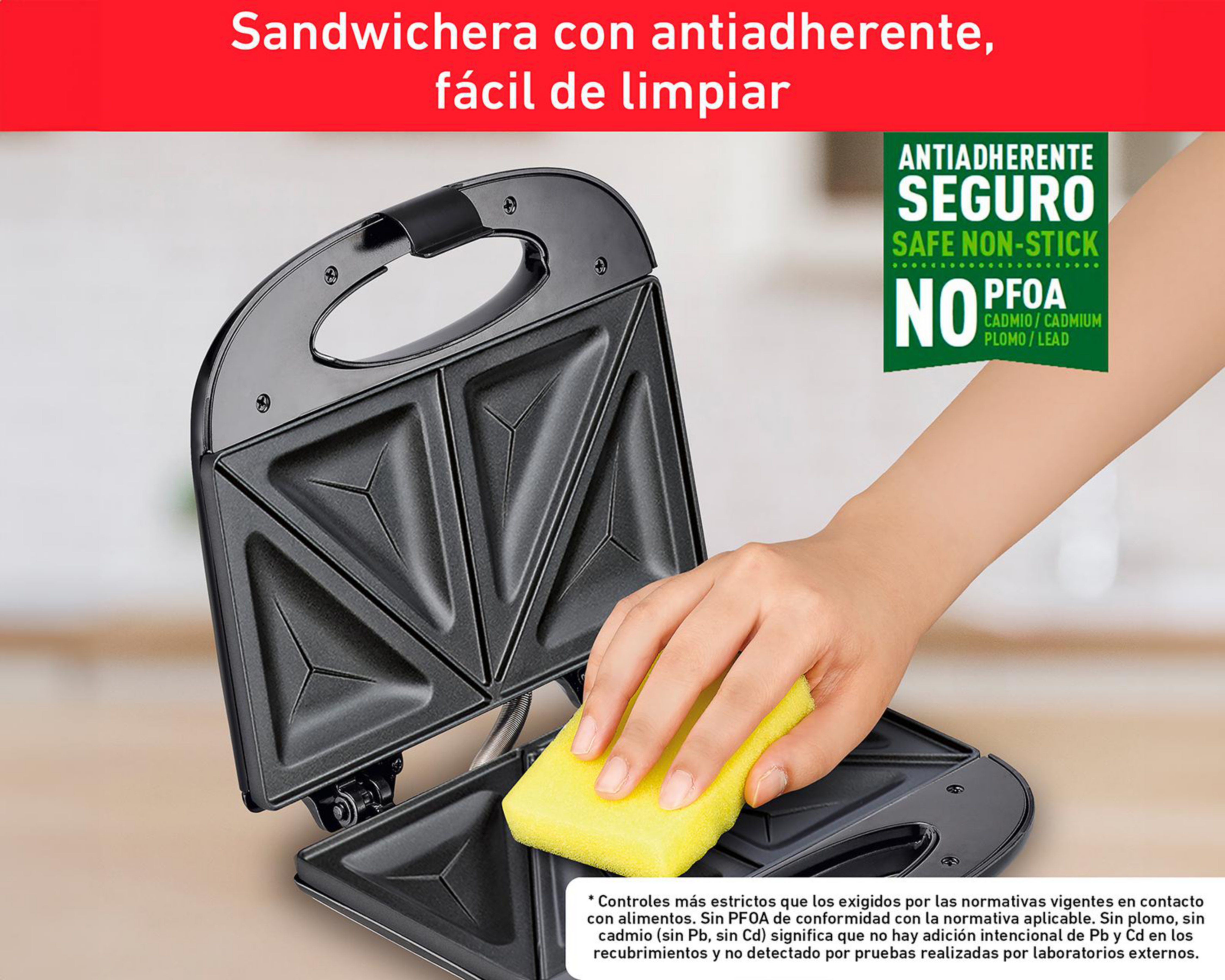 Foto 6 pulgar | Sandwichera T-Fal 2 Porciones