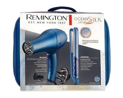 Foto 10 | Combo de Secadora y Alaciadora Remington Ocean Silk Titanio