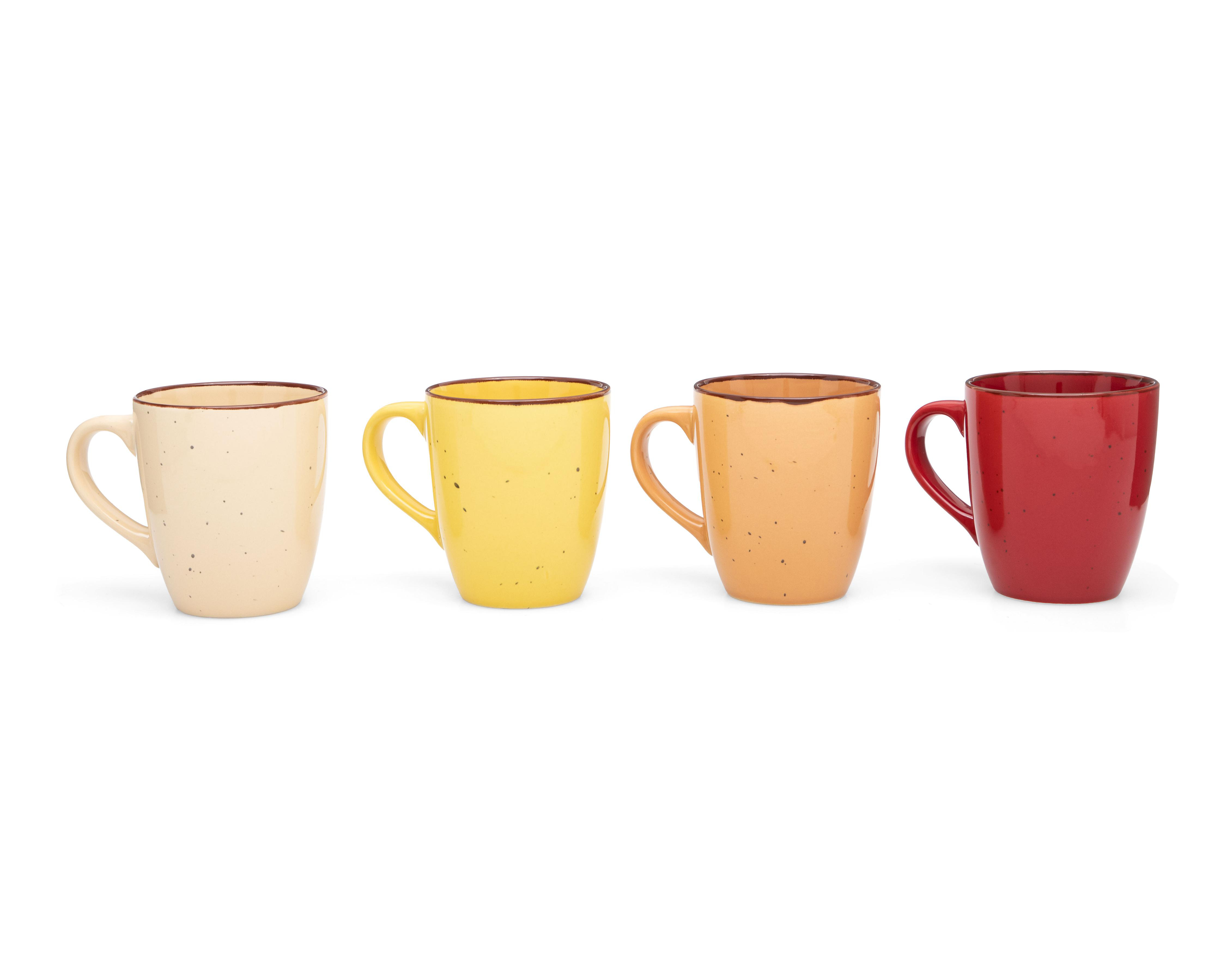Foto 1 | Taza de Cerámica Starhaus 458 ml 4 Piezas