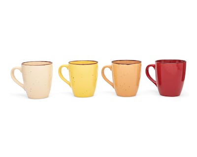 Foto 1 | Taza de Cerámica Starhaus 458 ml 4 Piezas