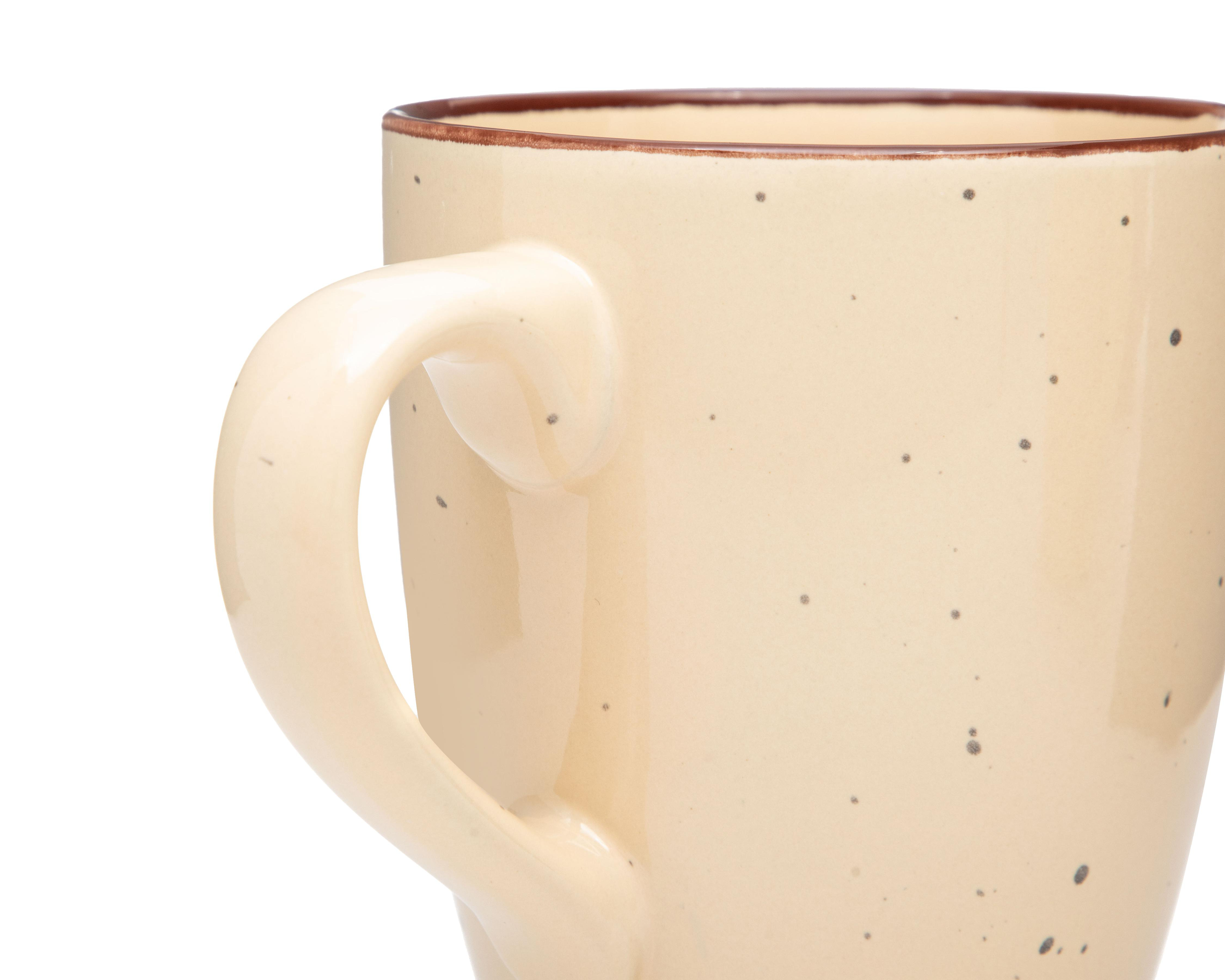 Foto 3 | Taza de Cerámica Starhaus 458 ml 4 Piezas