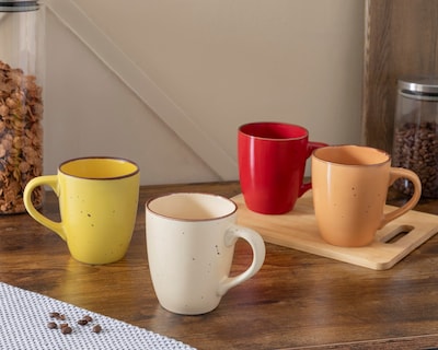 Foto 4 | Taza de Cerámica Starhaus 458 ml 4 Piezas