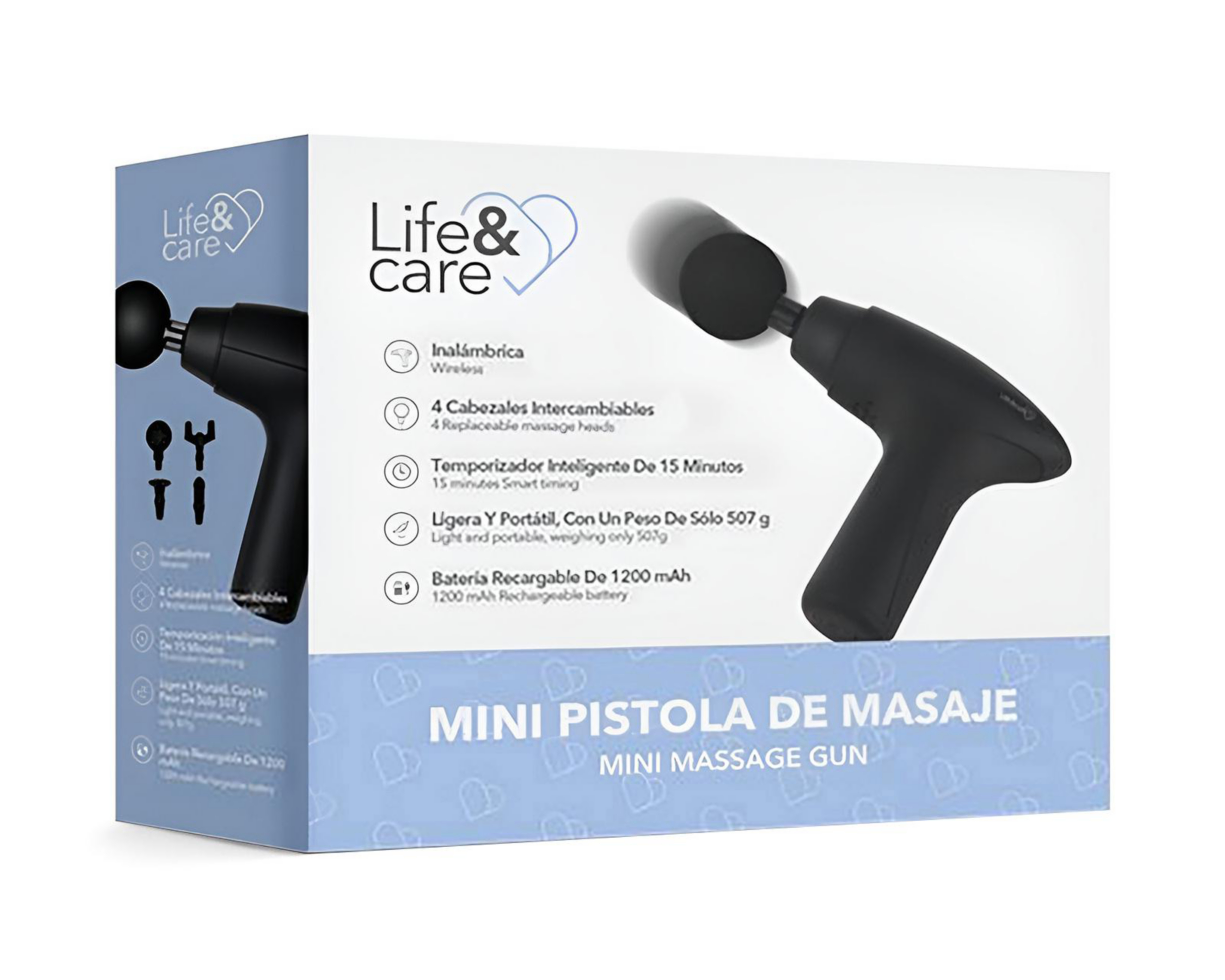 Foto 4 | Minipistola de Masaje Inalámbrica Life&Care