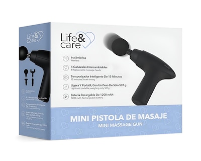 Foto 4 | Minipistola de Masaje Inalámbrica Life&Care
