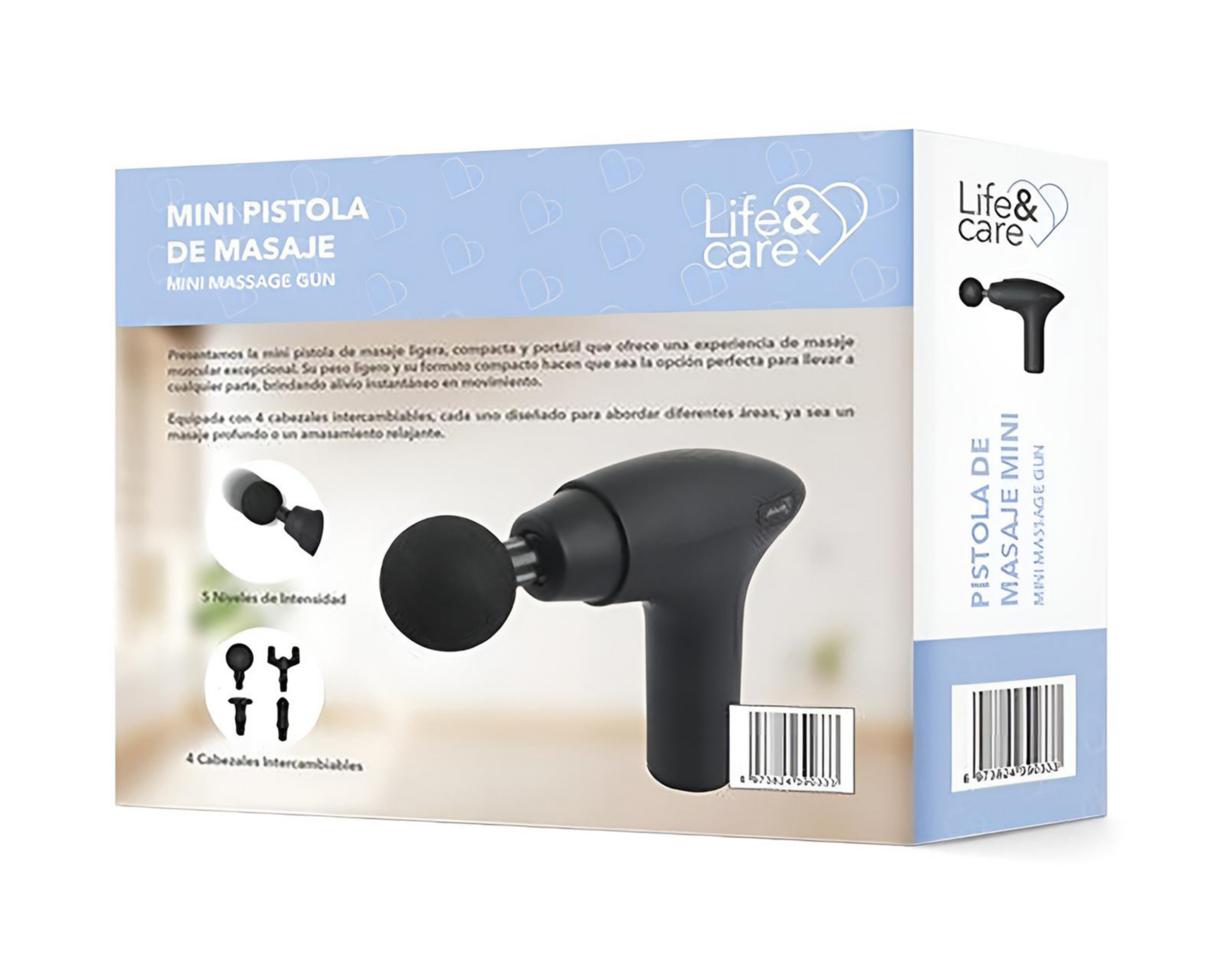 Foto 6 pulgar | Minipistola de Masaje Inalámbrica Life&Care