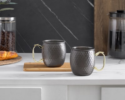 Foto 5 | Taza de Acero Inoxidable Starhaus 2 Piezas