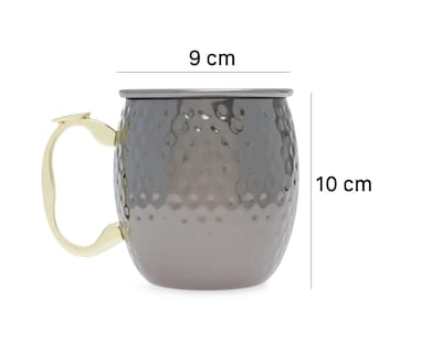 Foto 6 | Taza de Acero Inoxidable Starhaus 2 Piezas