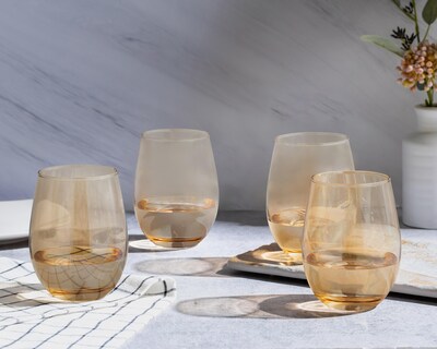 Foto 3 | Juego de Vasos de Vidrio Starhaus 4 Piezas