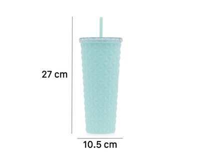 Foto 5 | Vaso con Popote de Plástico Congo 720 ml