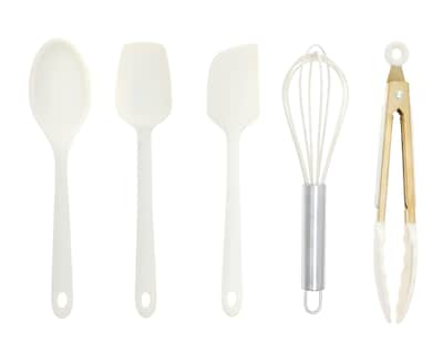 Foto 1 | Juego de Utensilios de Cocina Cook with Color de Silicón 5 Piezas
