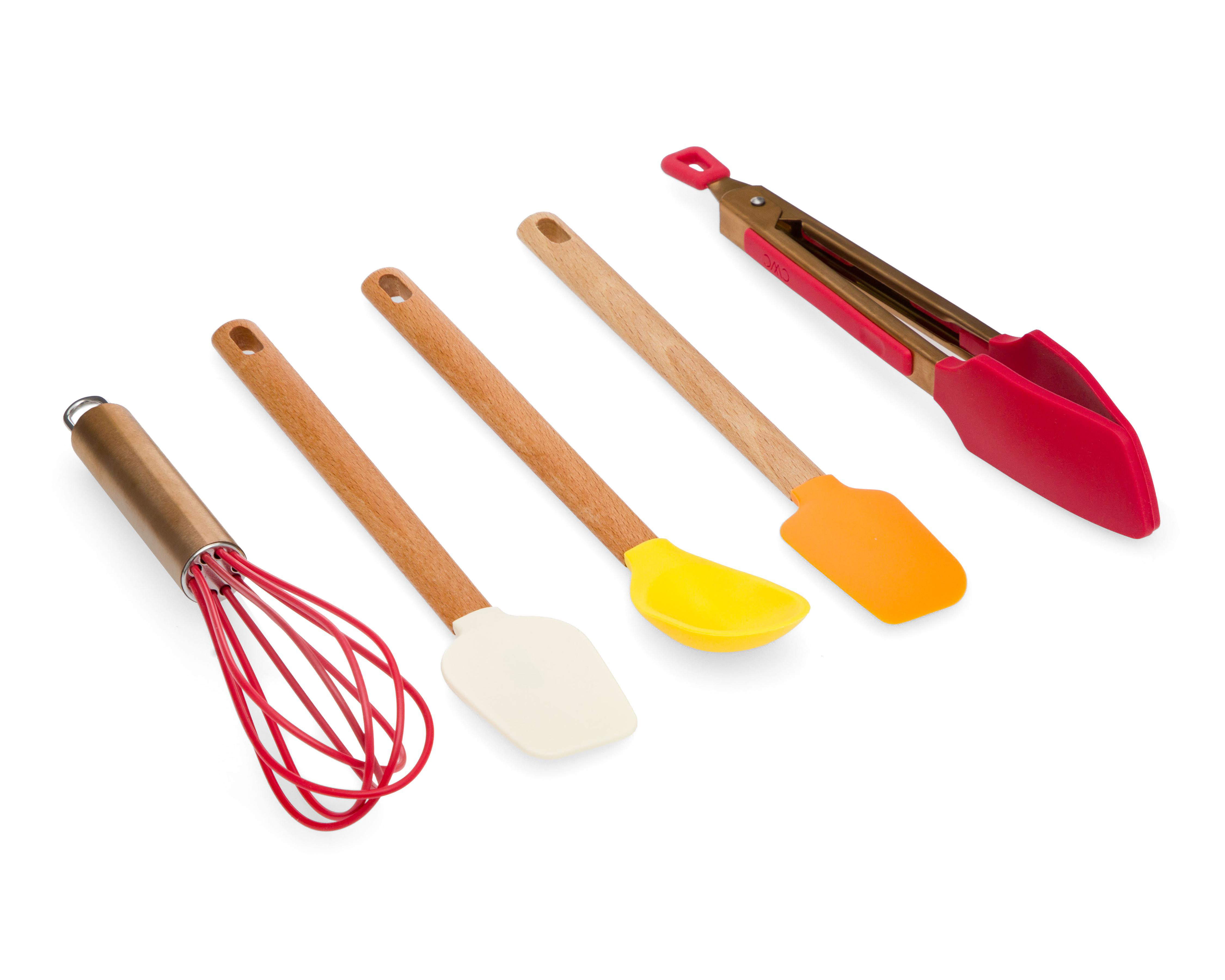 Foto 1 | Juego de Utensilios de Cocina Cook with Color Resistente al Calor 5 Piezas