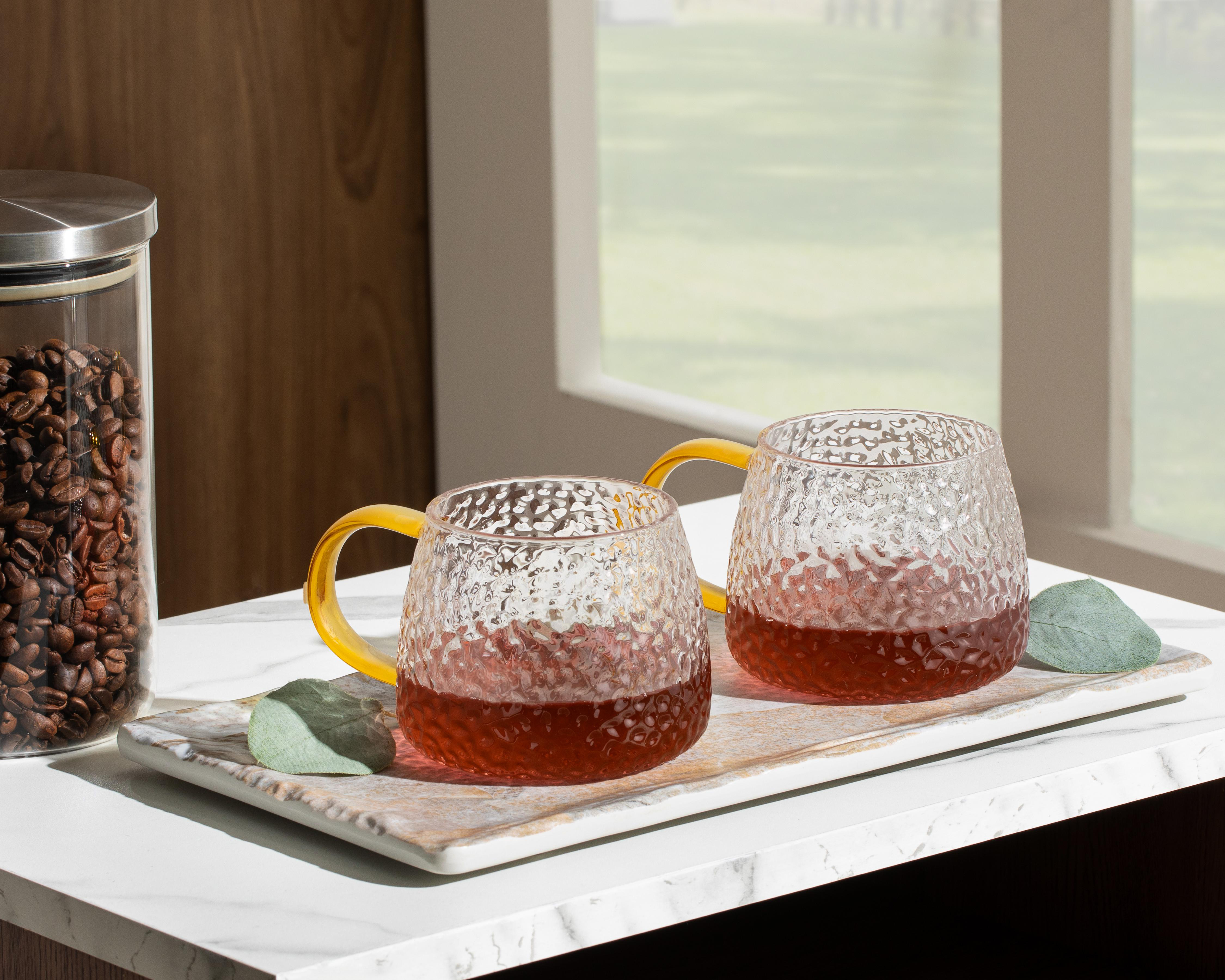 Foto 5 pulgar | Taza de Vidrio Starhaus 400 ml 2 Piezas
