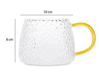 Foto 5 | Taza de Vidrio Starhaus 400 ml 2 Piezas