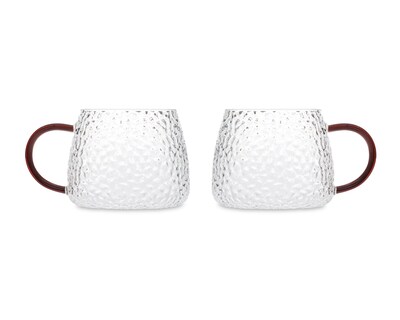 Foto 1 | Juego de Tazas de Vidrio Starhaus 2 Piezas