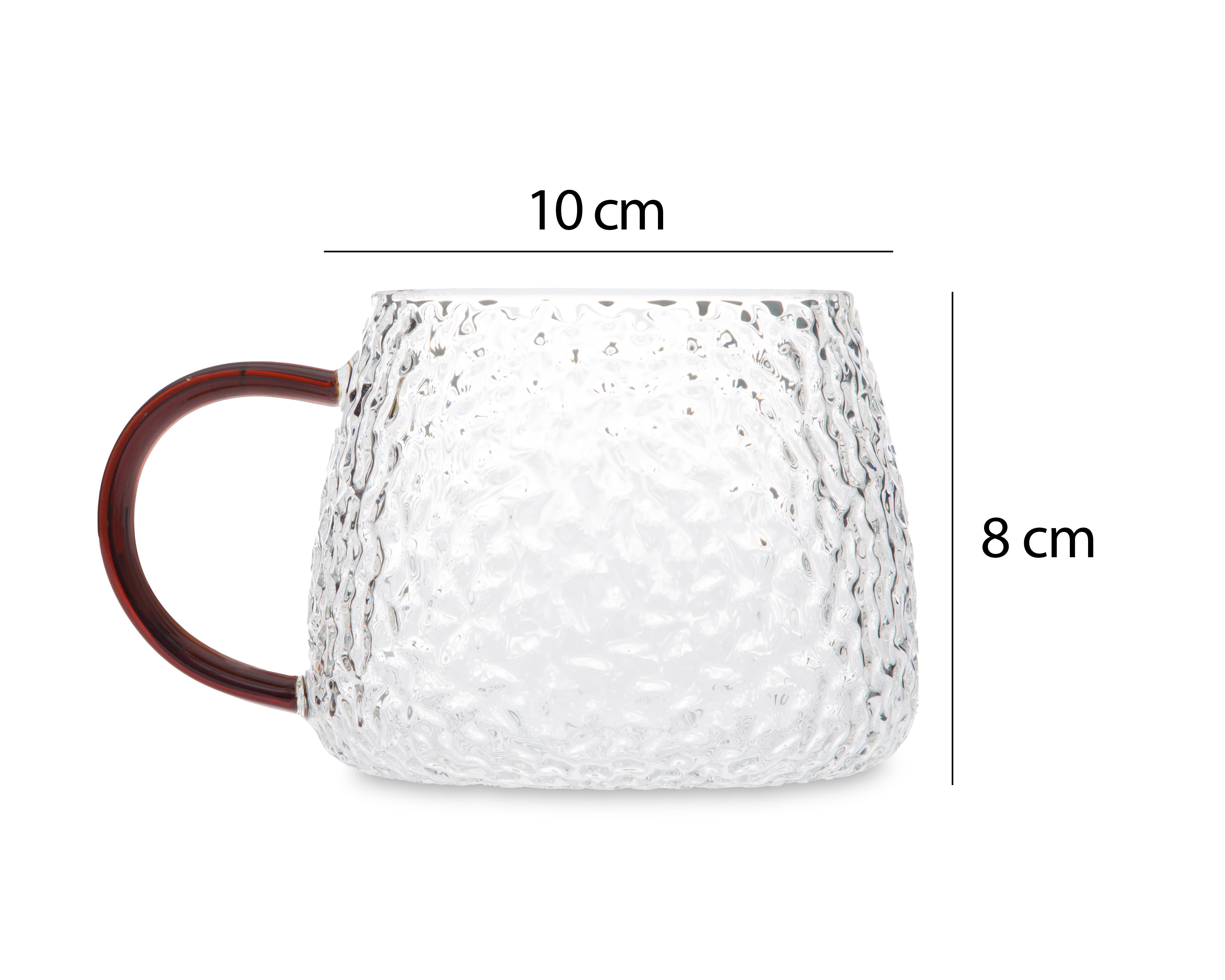 Foto 5 | Juego de Tazas de Vidrio Starhaus 2 Piezas