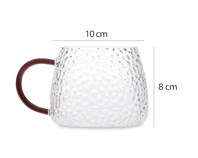 Foto 5 | Juego de Tazas de Vidrio Starhaus 2 Piezas