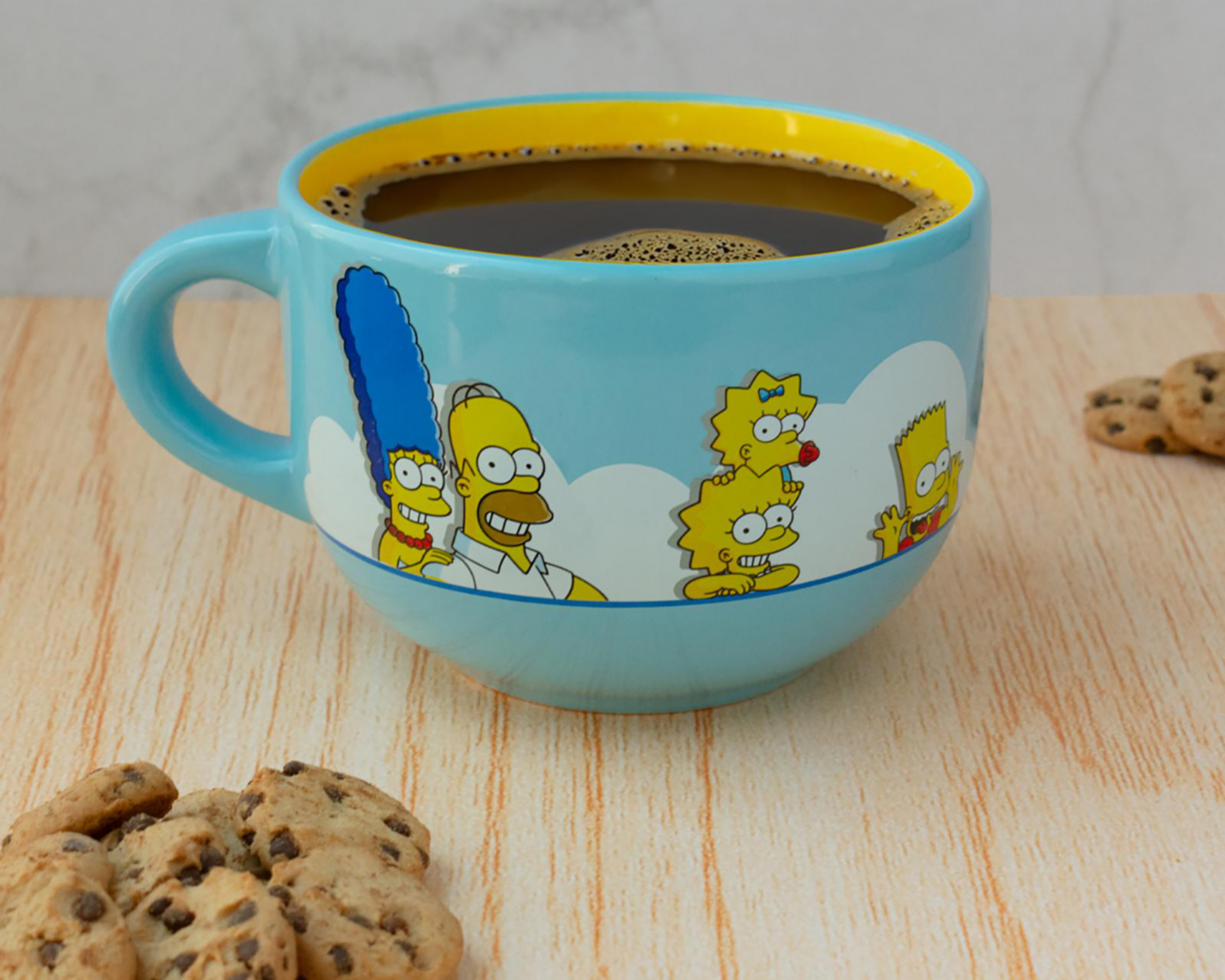 Foto 4 pulgar | Taza de Cerámica Simpsons Fun Kids 820 ml