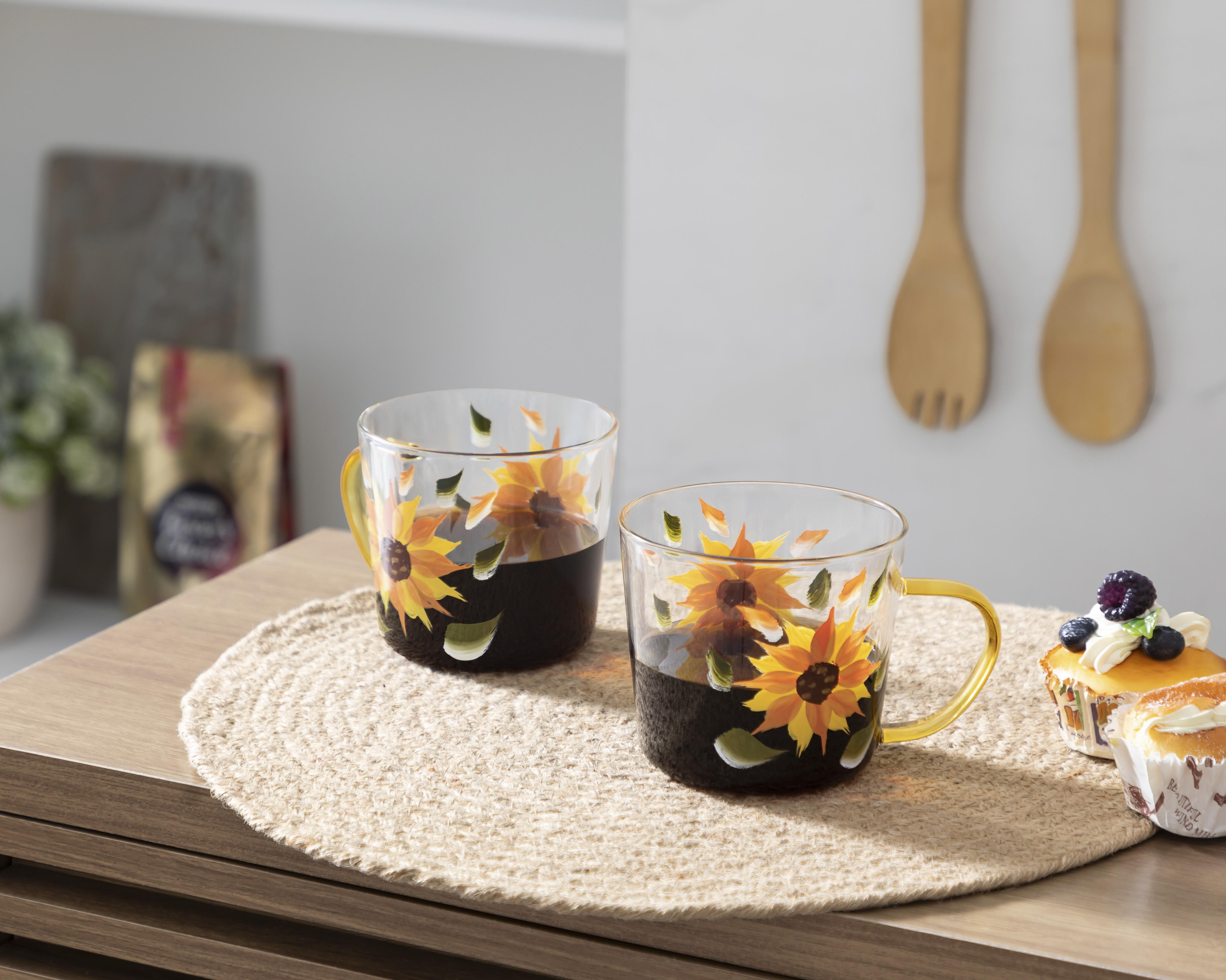 Foto 6 pulgar | Taza de Vidrio Starhaus 500 ml 2 Piezas