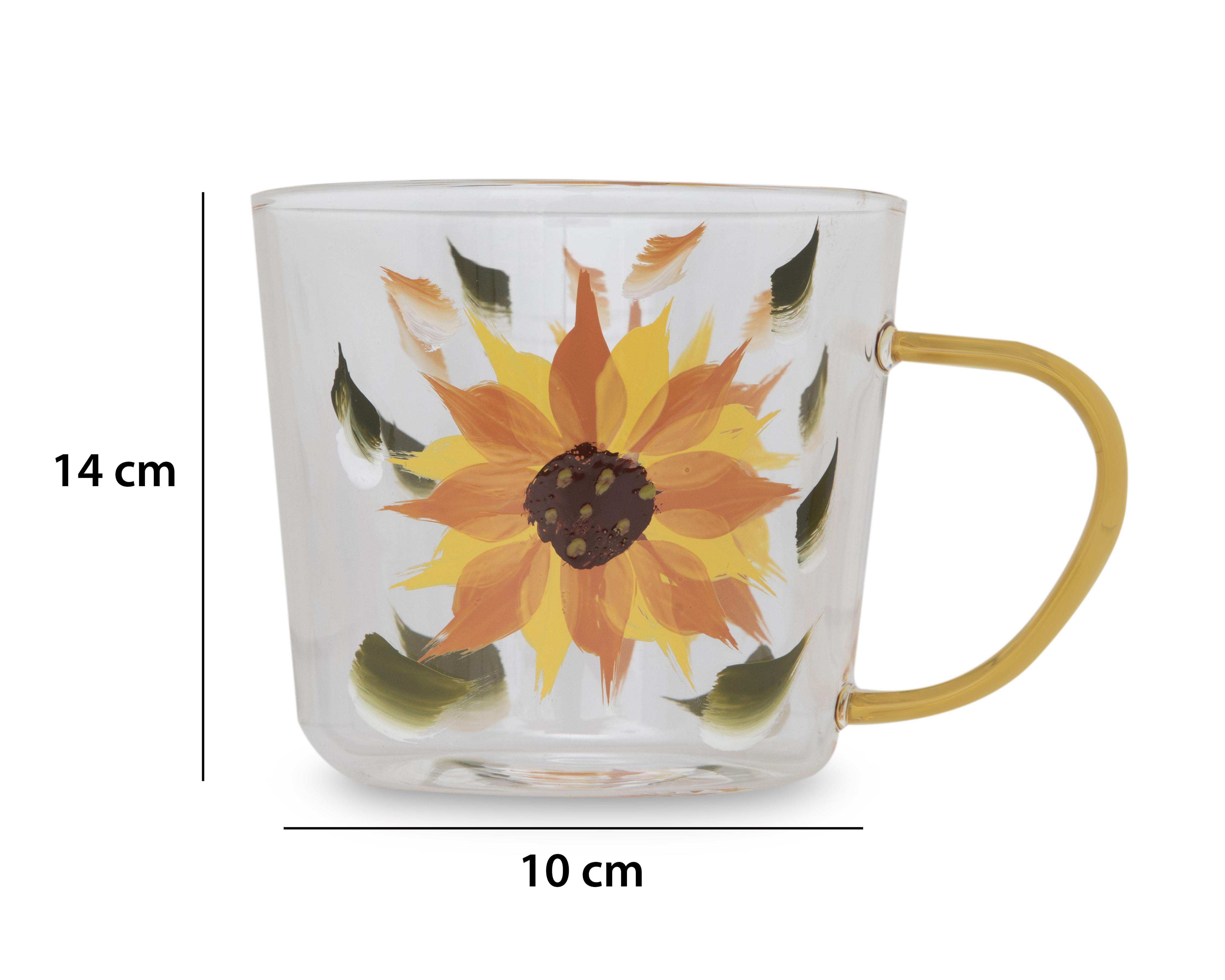 Foto 7 pulgar | Taza de Vidrio Starhaus 500 ml 2 Piezas